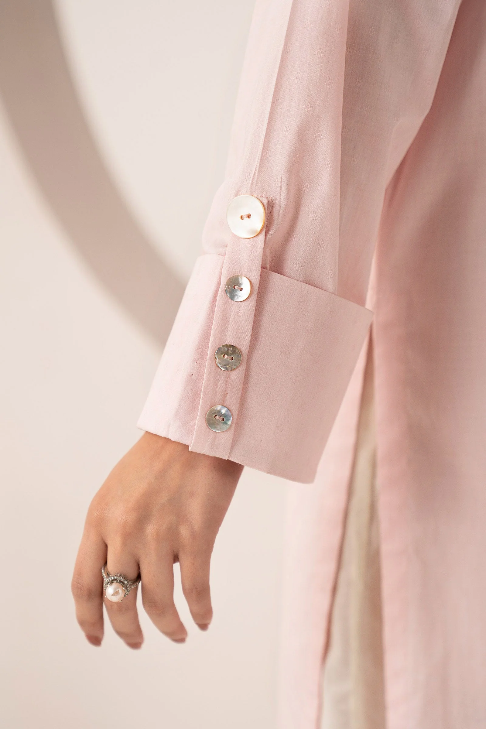3 Piece Embroidered Dobby Lawn Suit - Image 4