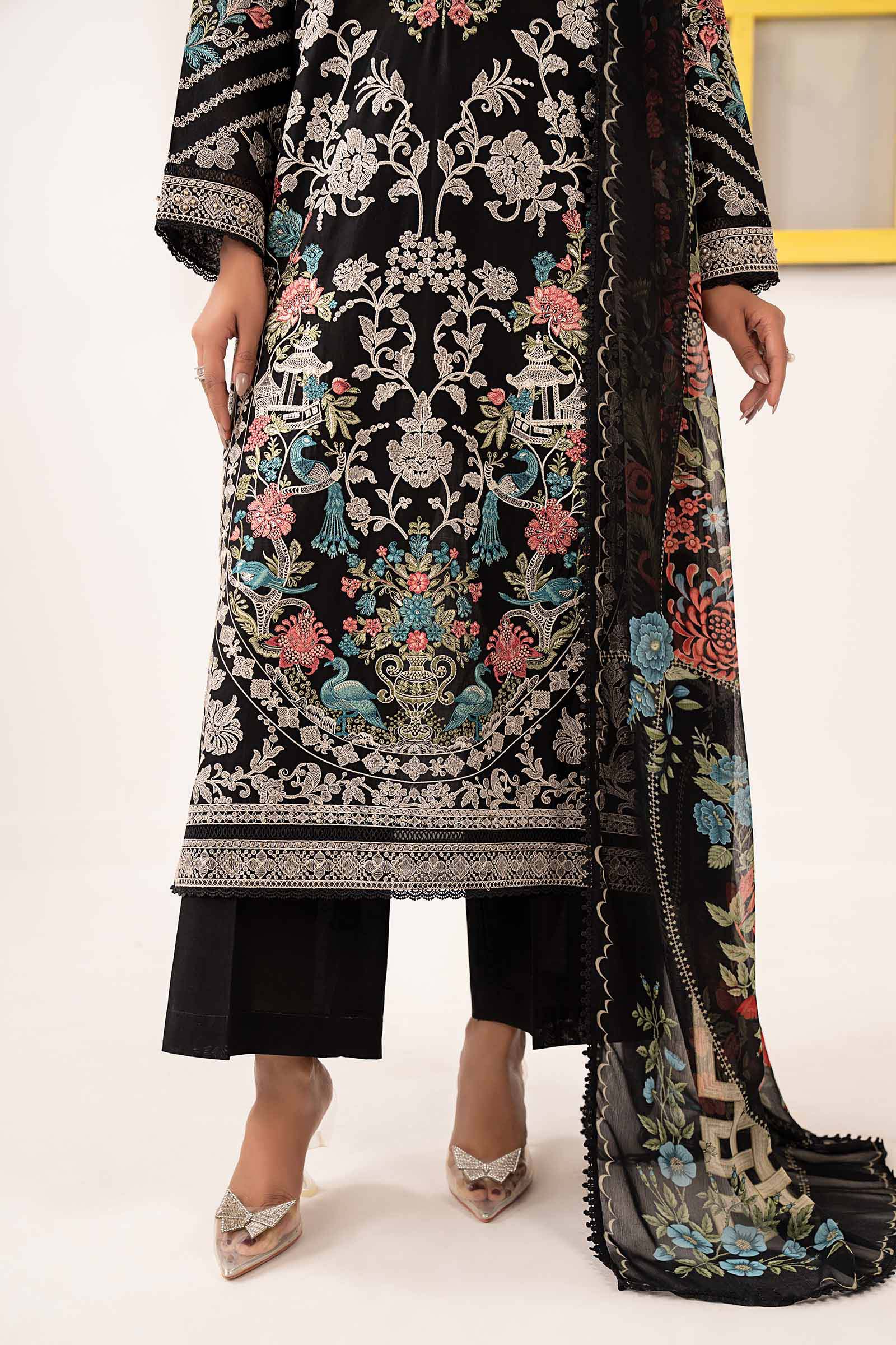 3 Piece Embroidered Lawn Suit - Image 6