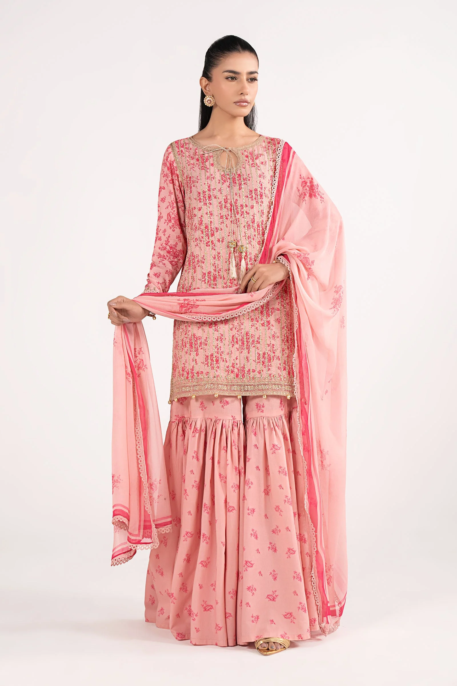 3 Piece Embroidered Lawn Suit - Image 12