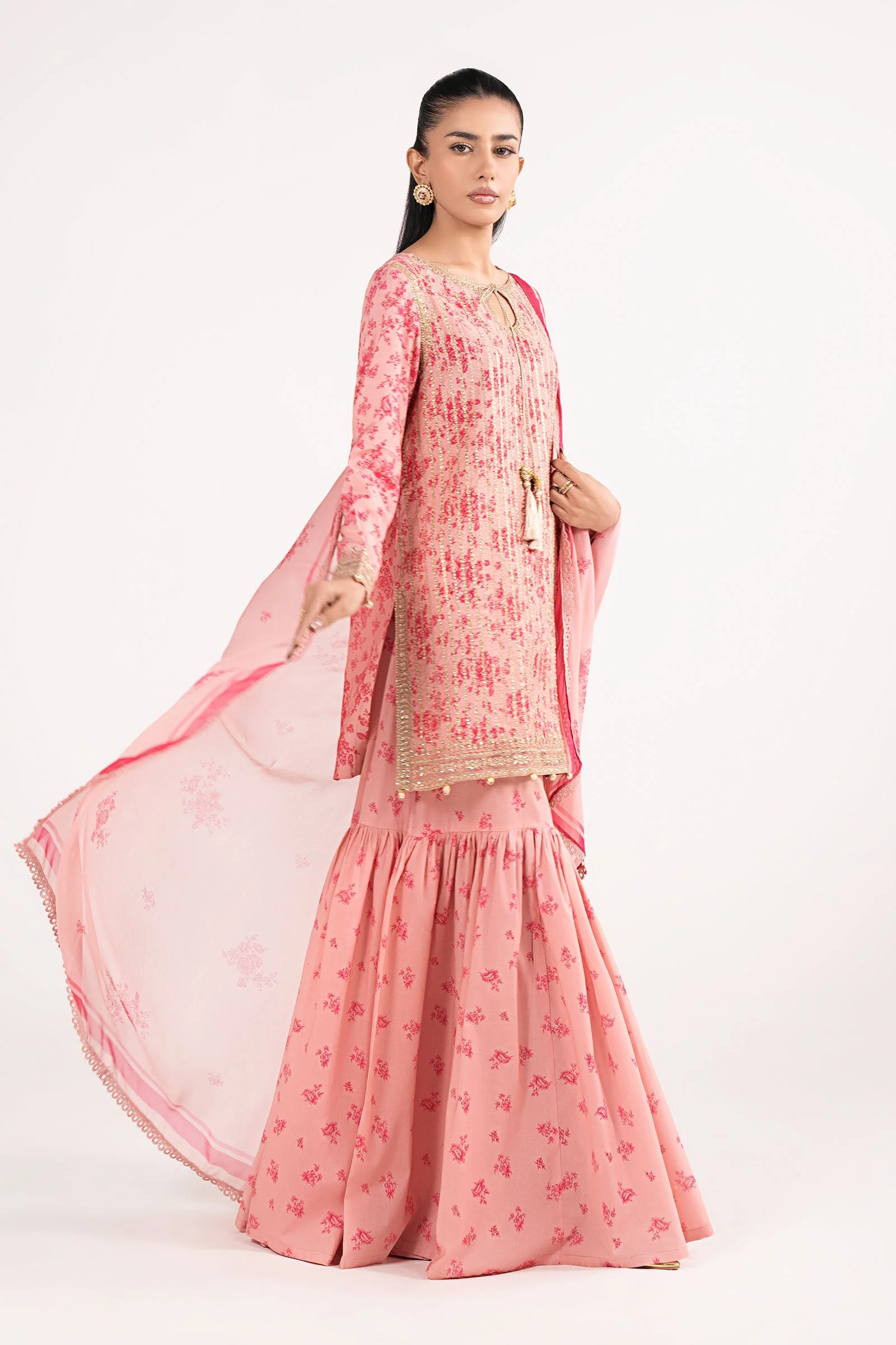3 Piece Embroidered Lawn Suit - Image 13