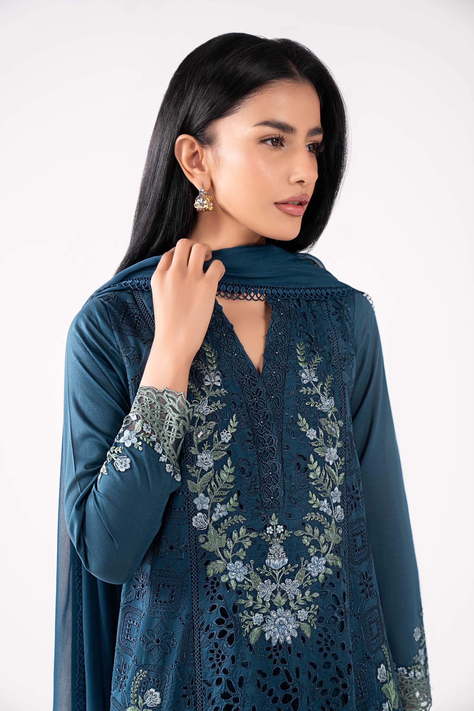 3 Piece Embroidered Lawn Suit - Image 2