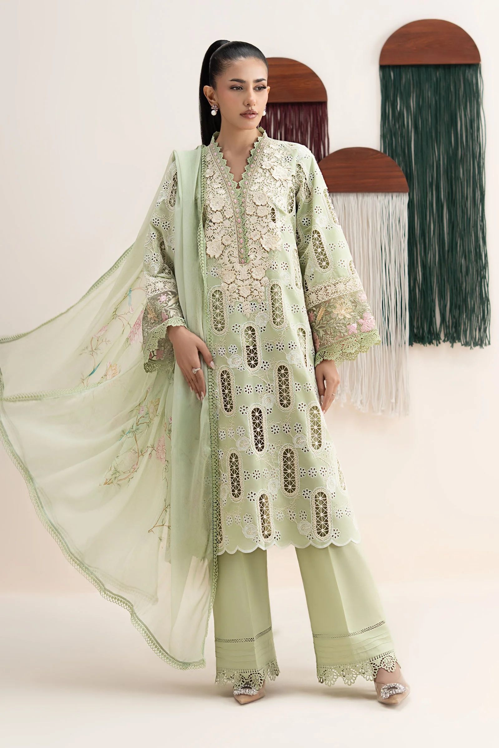 3 Piece Embroidered Lawn Suit