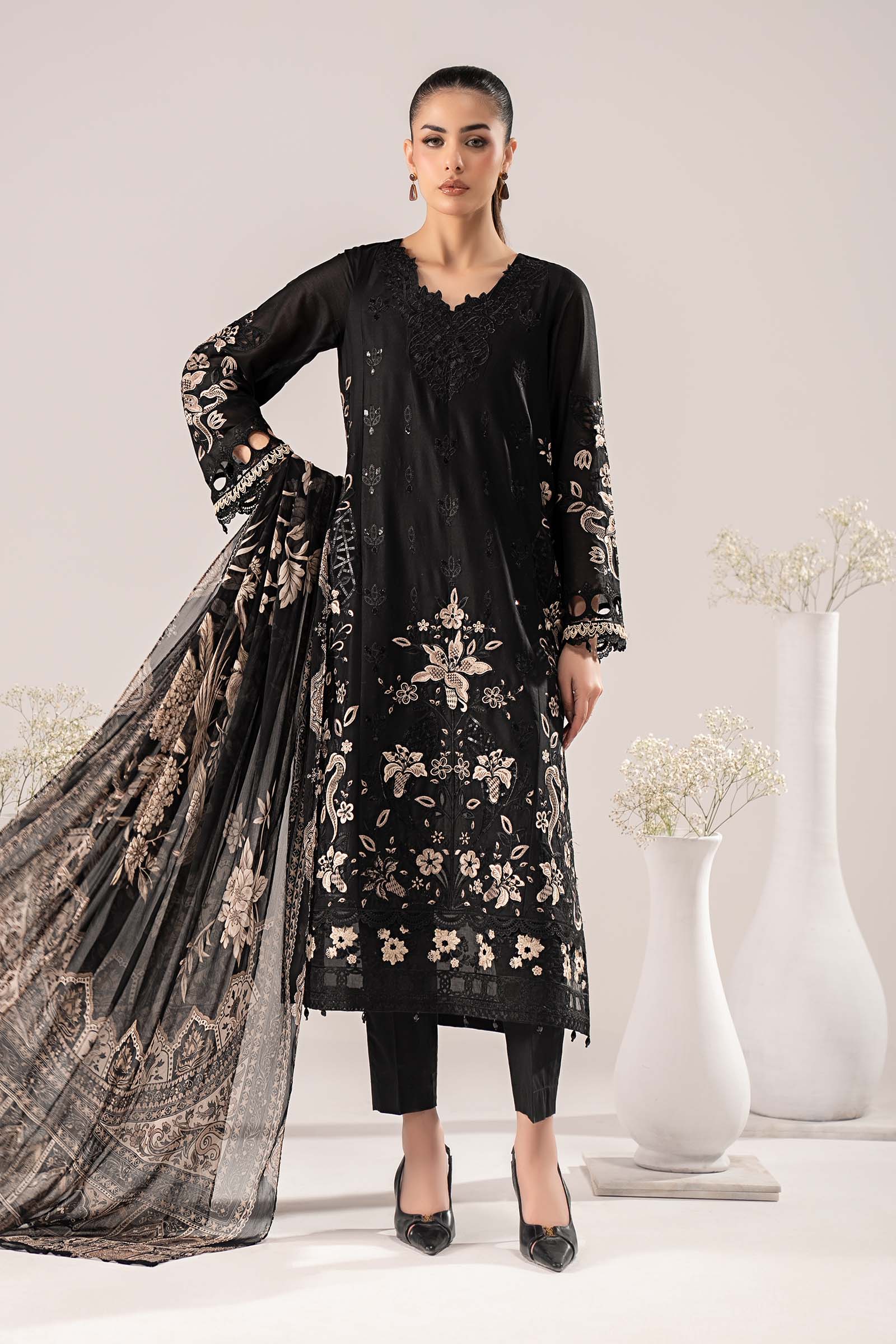 3 Piece Embroidered Lawn Suit - Image 2