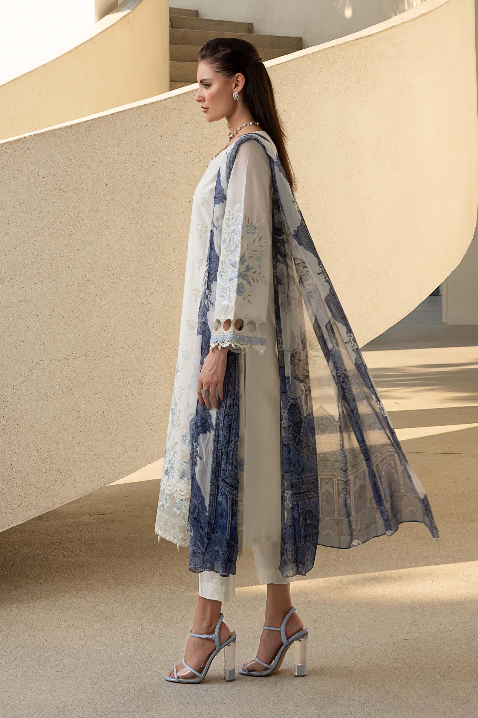 3 Piece Embroidered Lawn Suit - Image 2