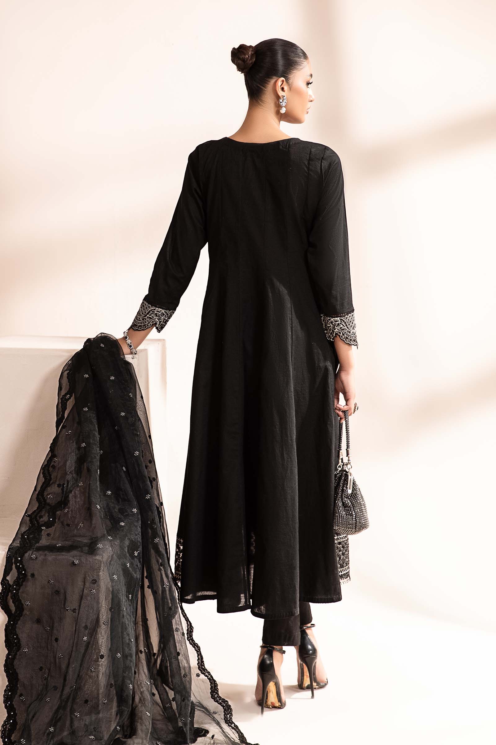 3 Piece Dyed Dobby Lawn Suit - Image 5