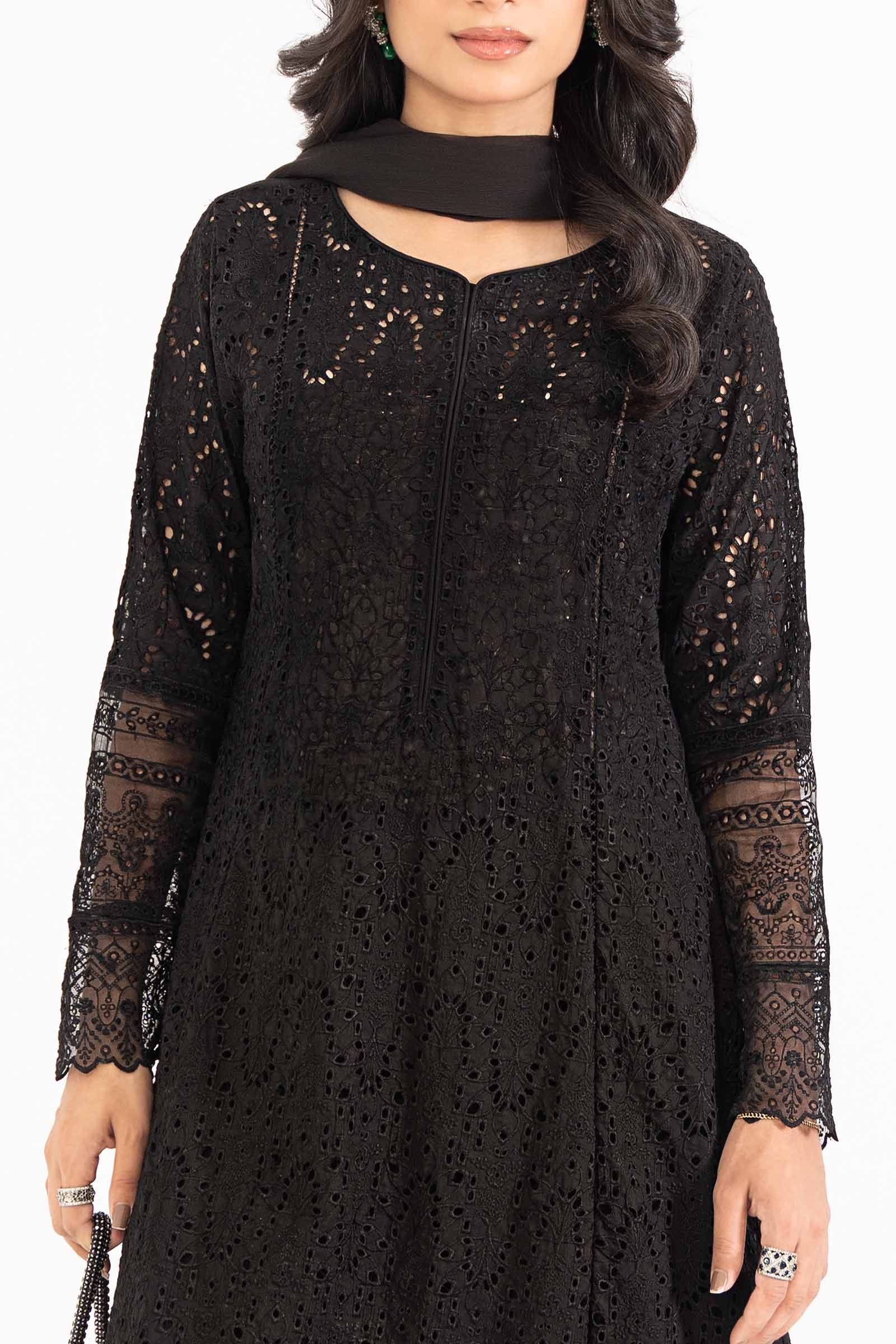 3 Piece Embroidered Lawn Suit - Image 3