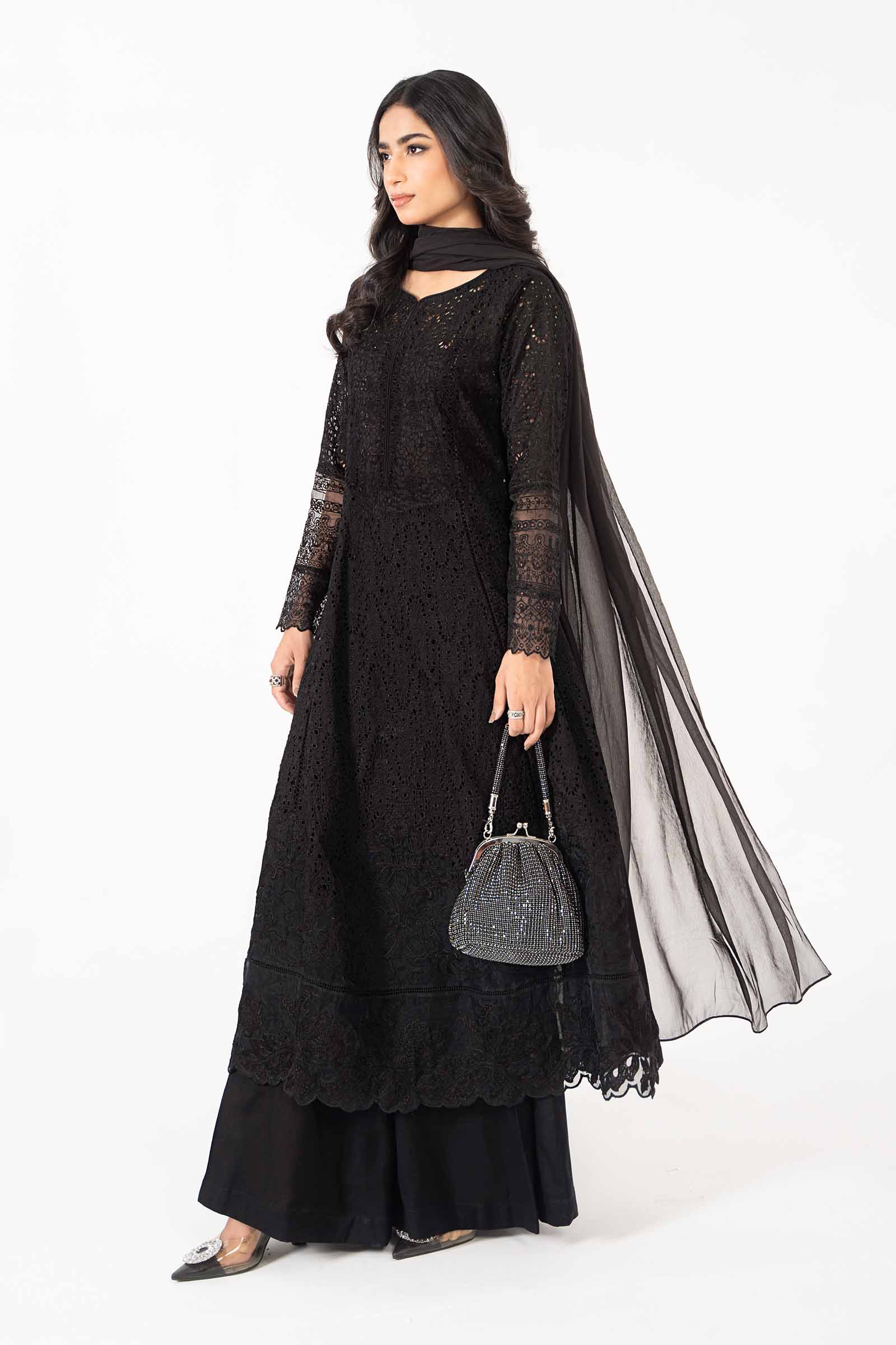3 Piece Embroidered Lawn Suit - Image 5