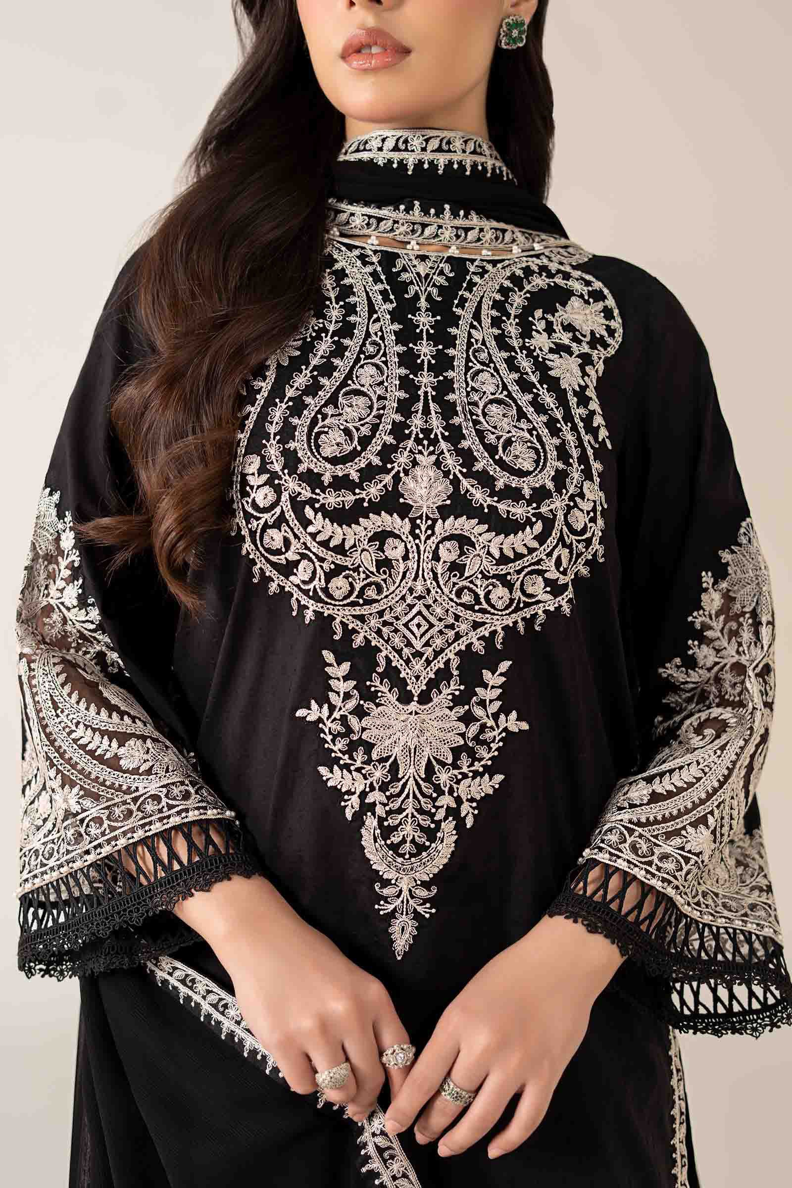 3 Piece Embroidered Dobby Suit - Image 4