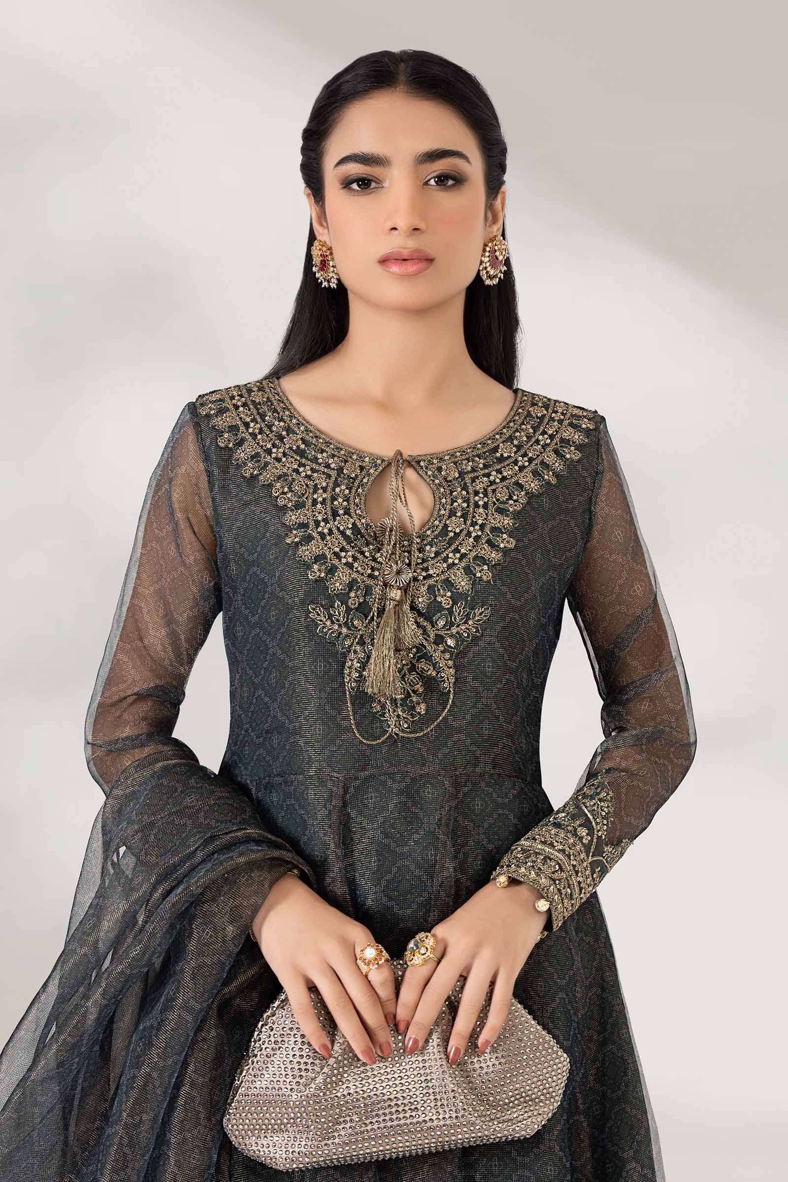 3 Piece Printed Polyester Cotton Suit - Image 2