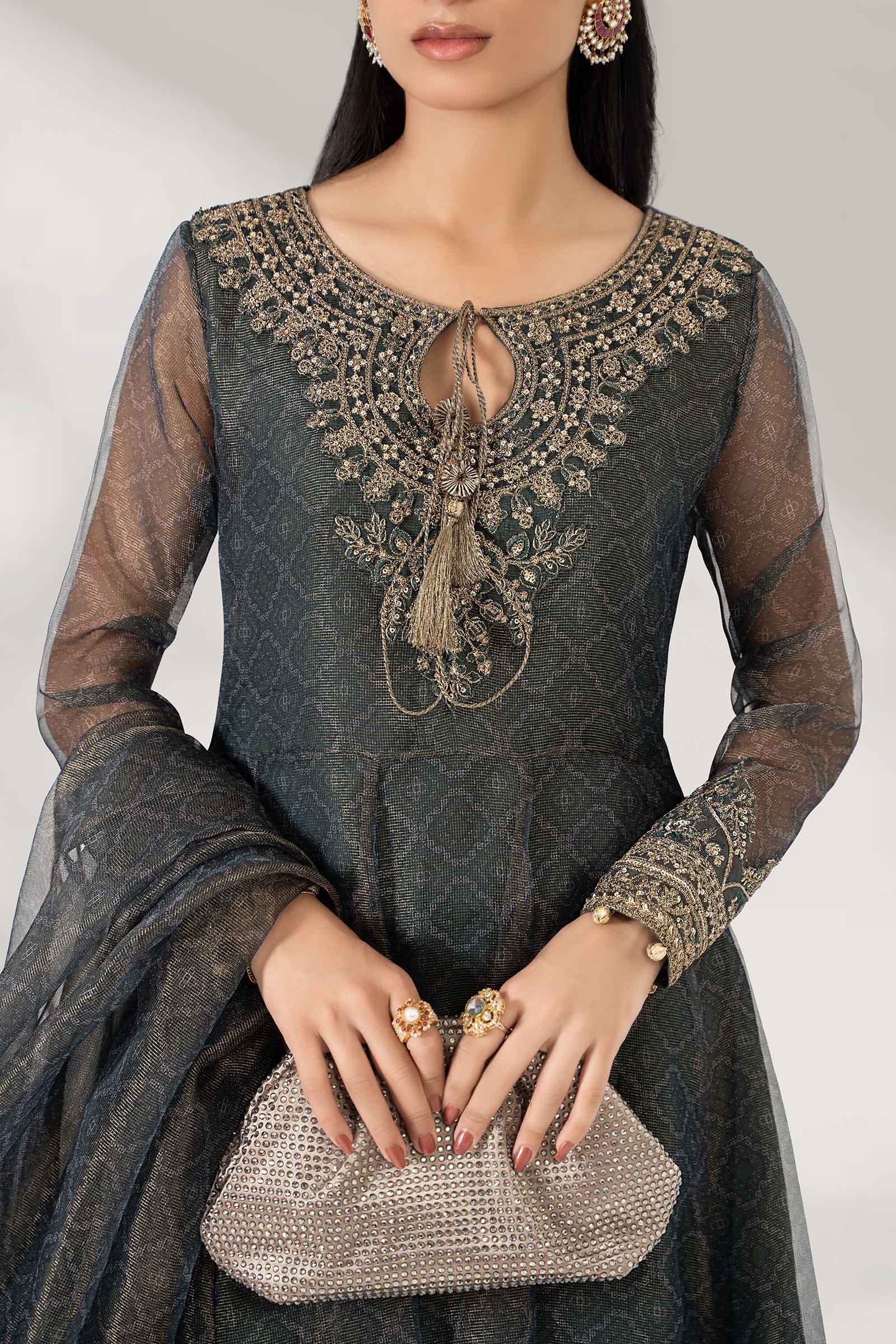 3 Piece Printed Polyester Cotton Suit - Image 3
