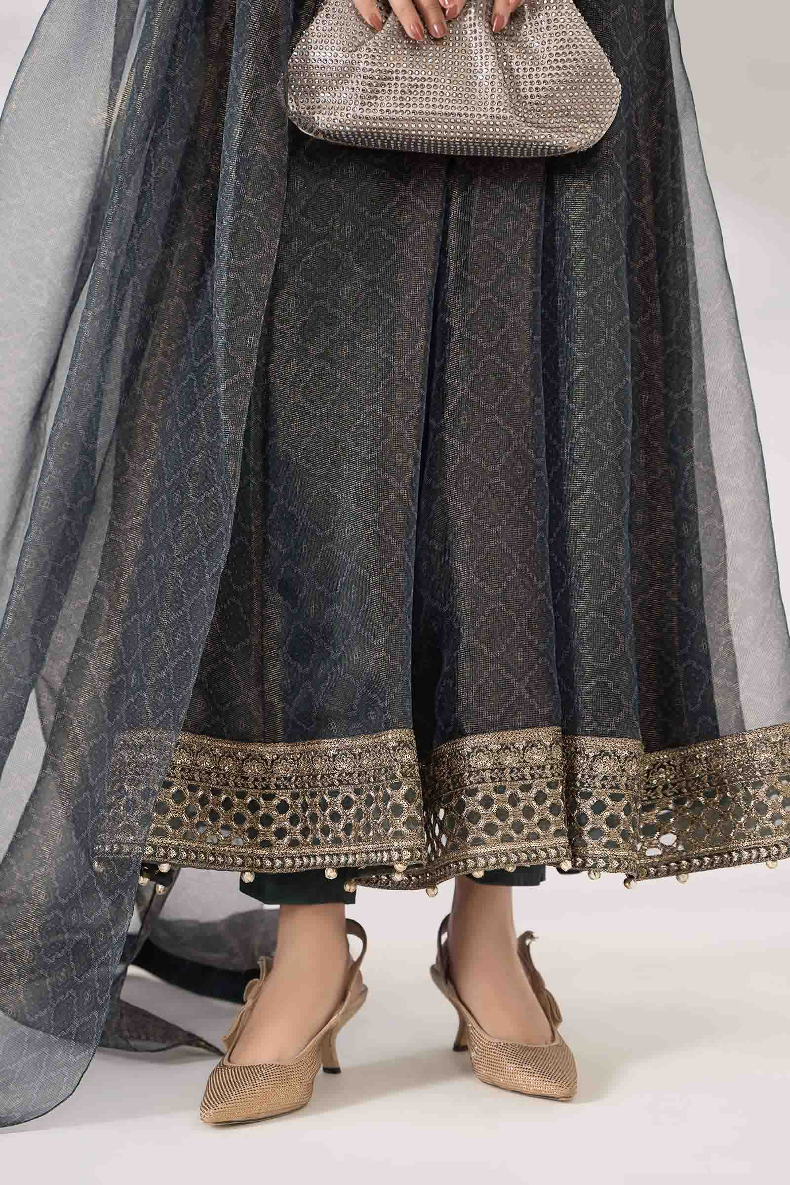 3 Piece Printed Polyester Cotton Suit - Image 4