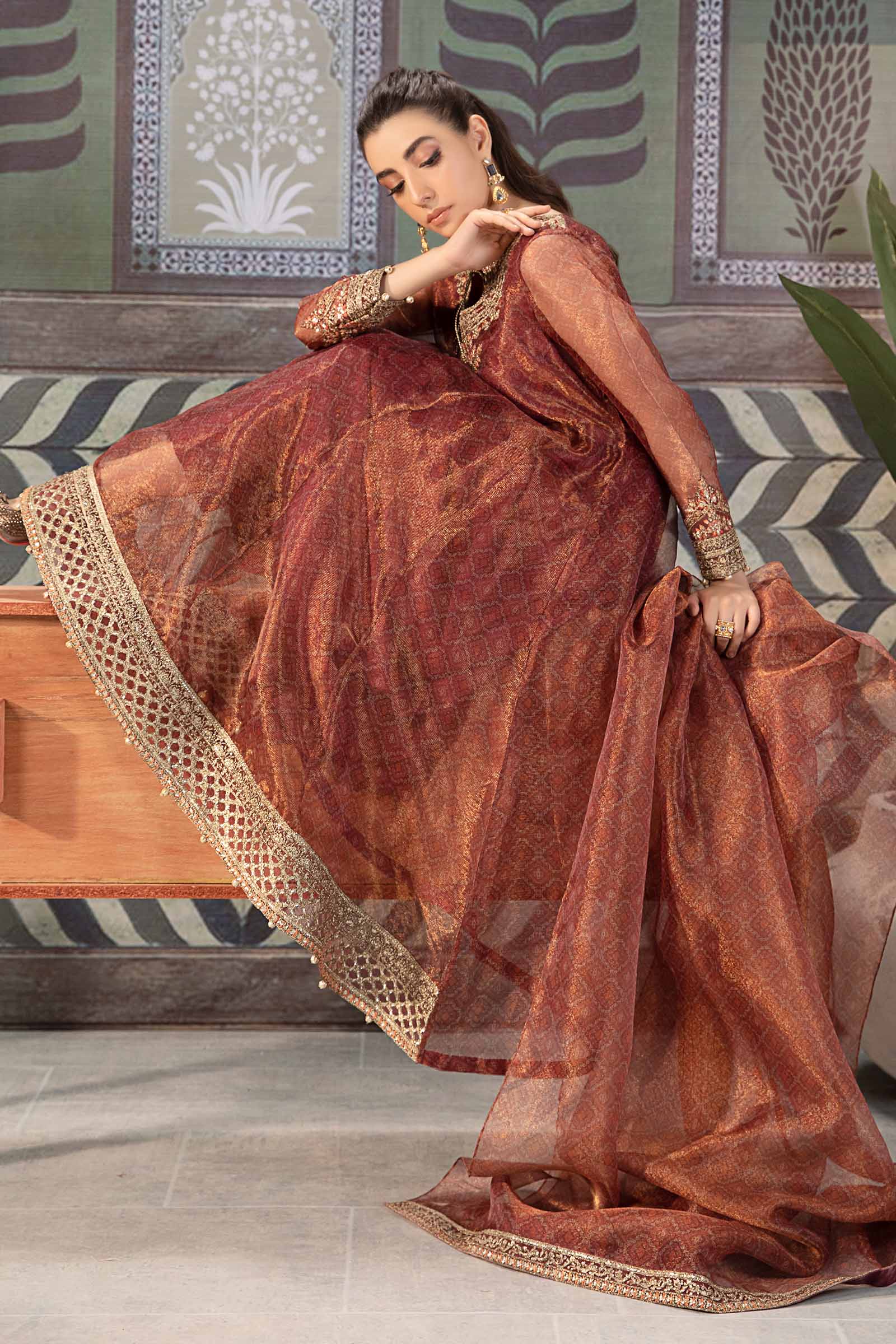 3 Piece Printed Polyester Cotton Suit - Image 4