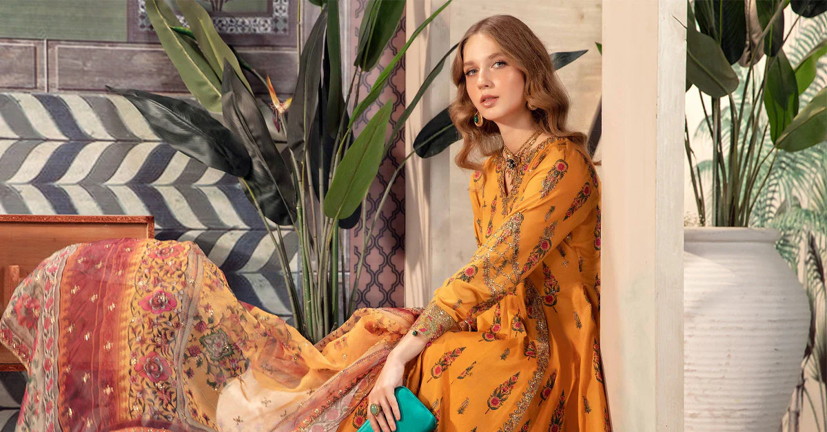 3 Piece Printed Lawn Suit - Image 6