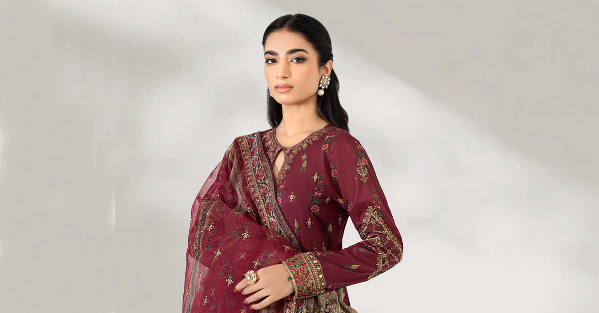 3 Piece Printed Lawn Suit - Image 8