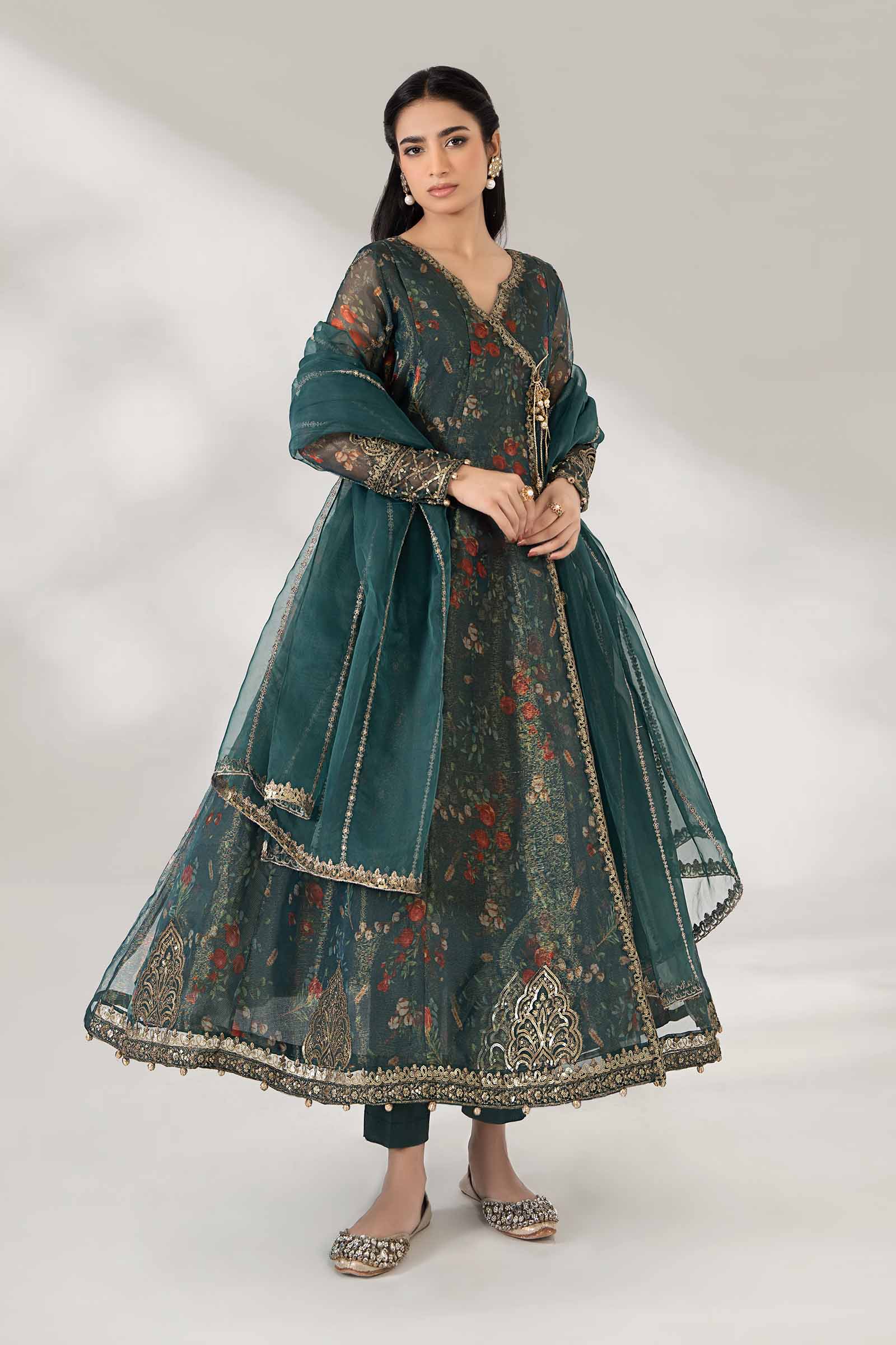 3 Piece Printed Polyester Cotton Suit - Image 4