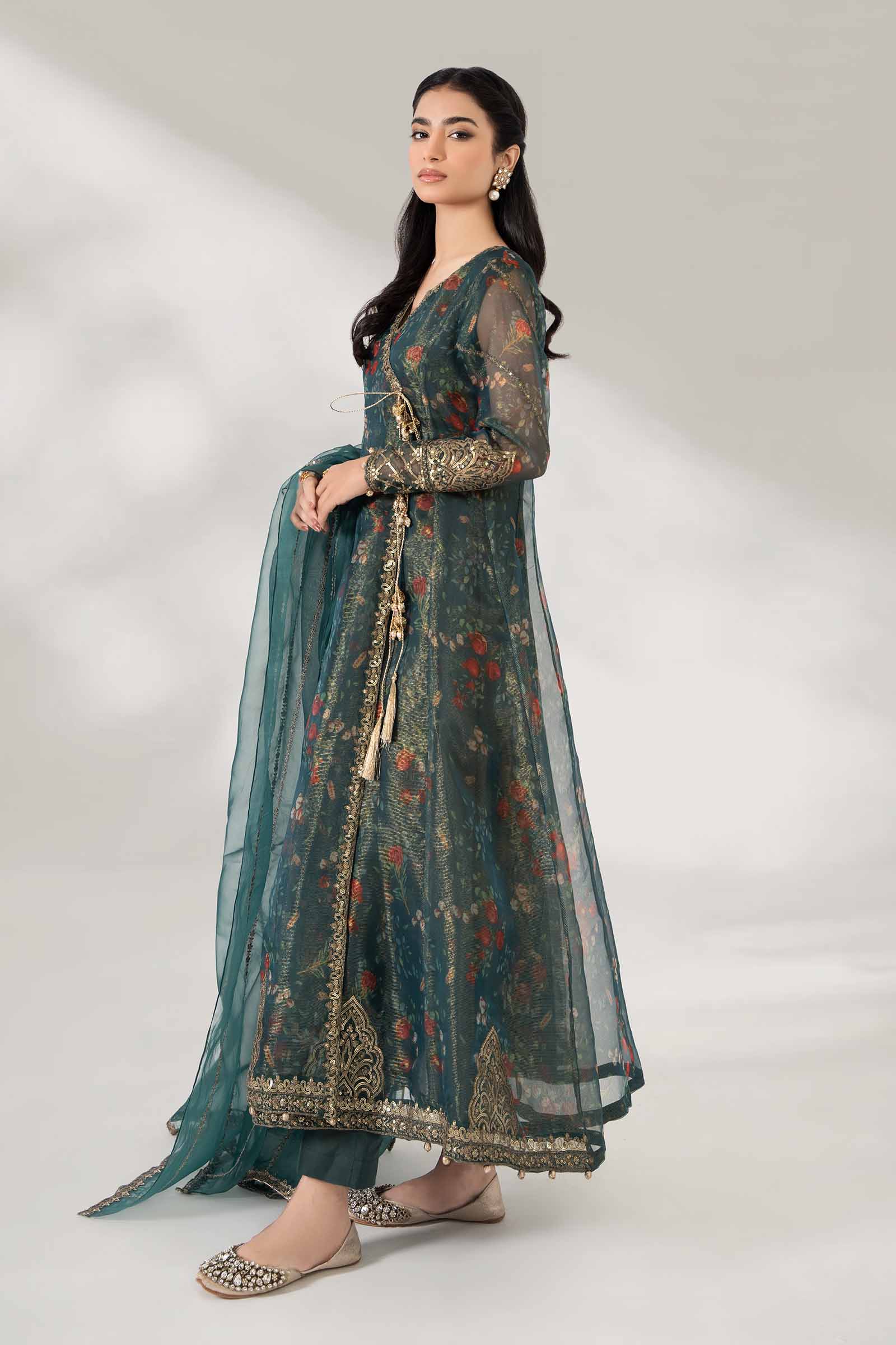 3 Piece Printed Polyester Cotton Suit - Image 5
