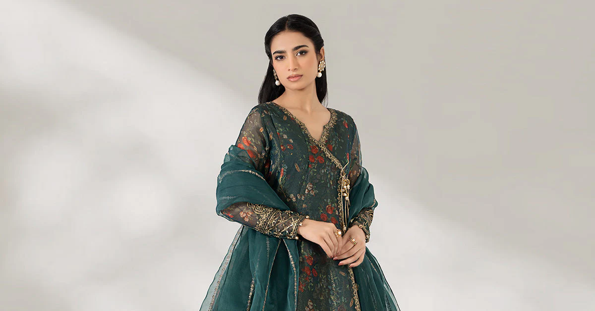 3 Piece Printed Polyester Cotton Suit - Image 7