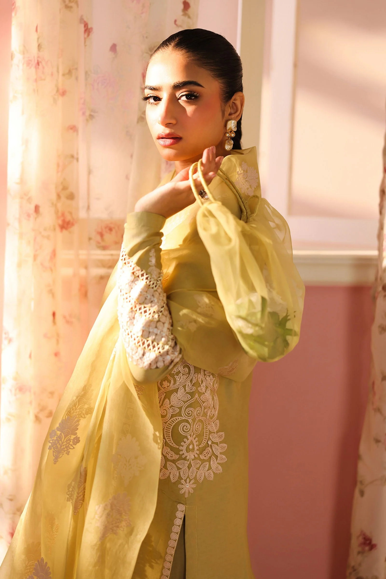 3 Piece Embroidered Dobby Suit - Image 3