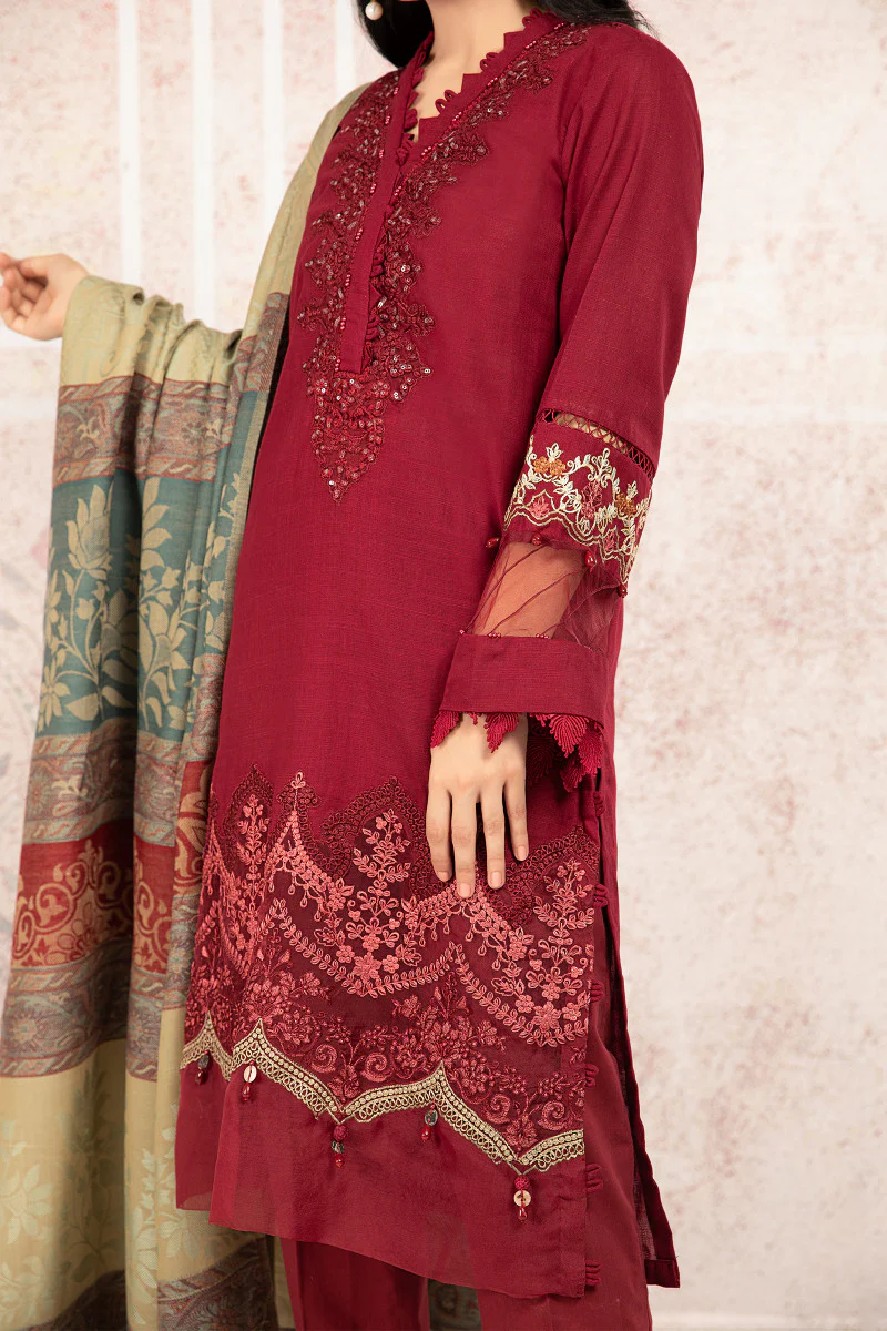 Suit Maroon DW-W21-20 - Image 4
