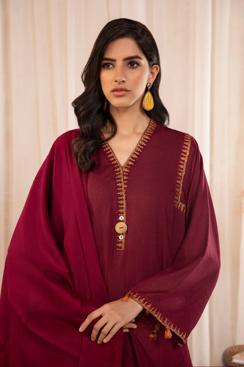 Suit Burgundy DW-W22-03 - Image 2
