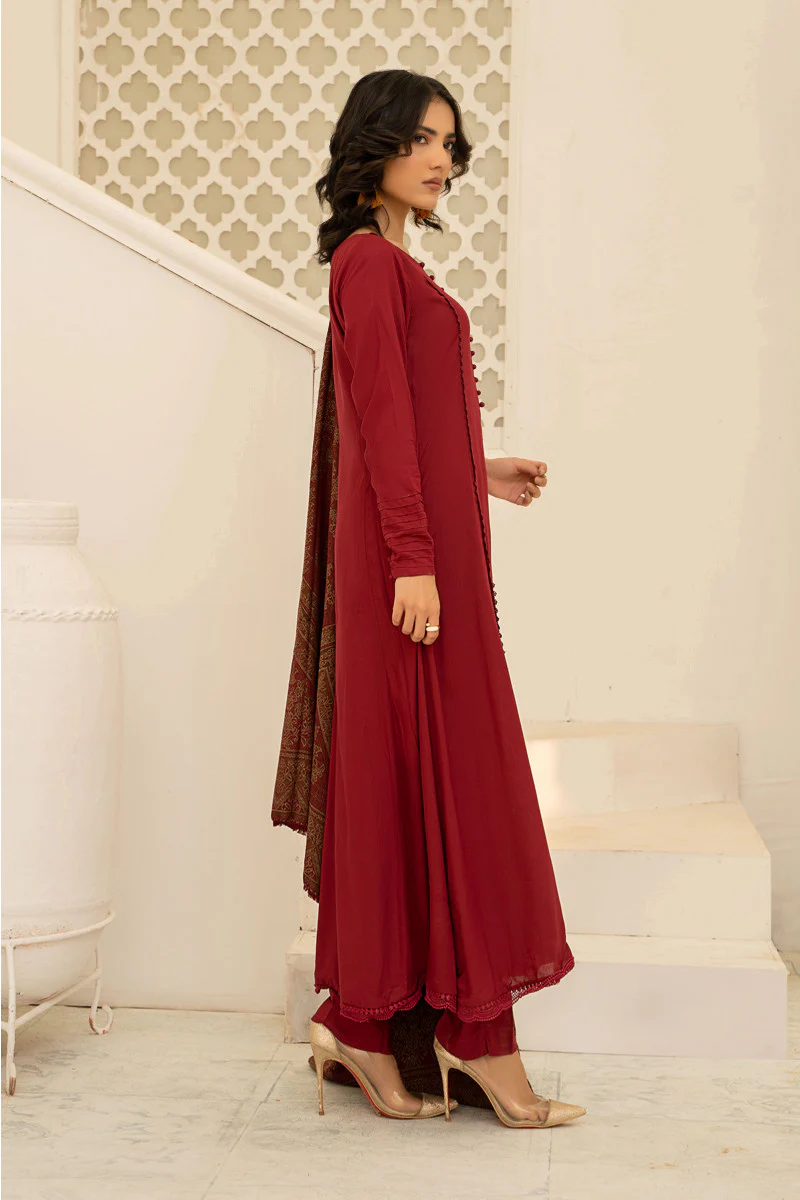 Suit Maroon DW-W22-13 - Image 3