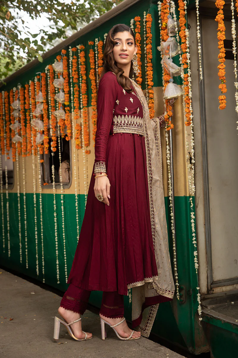 Suit Maroon DW-W22-37 - Image 3
