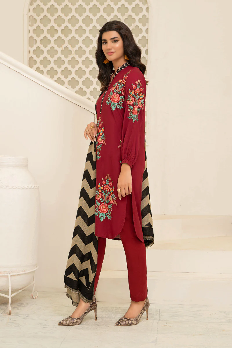 Suit Maroon DW-W22-83 - Image 3