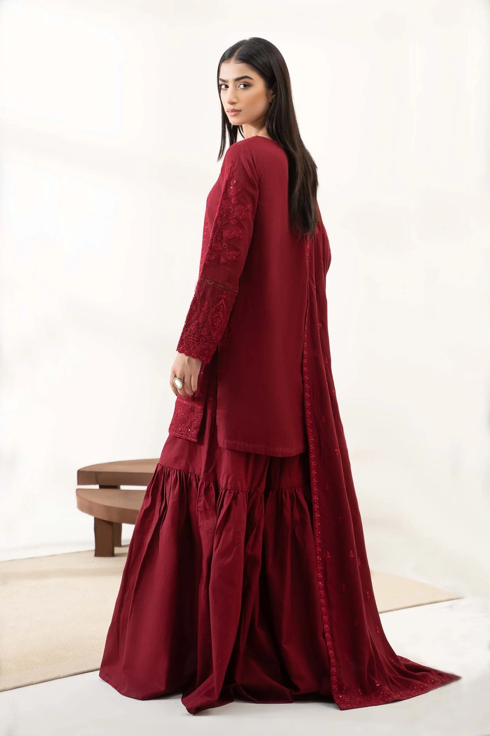 Suit Maroon DW-W23-04 - Image 10