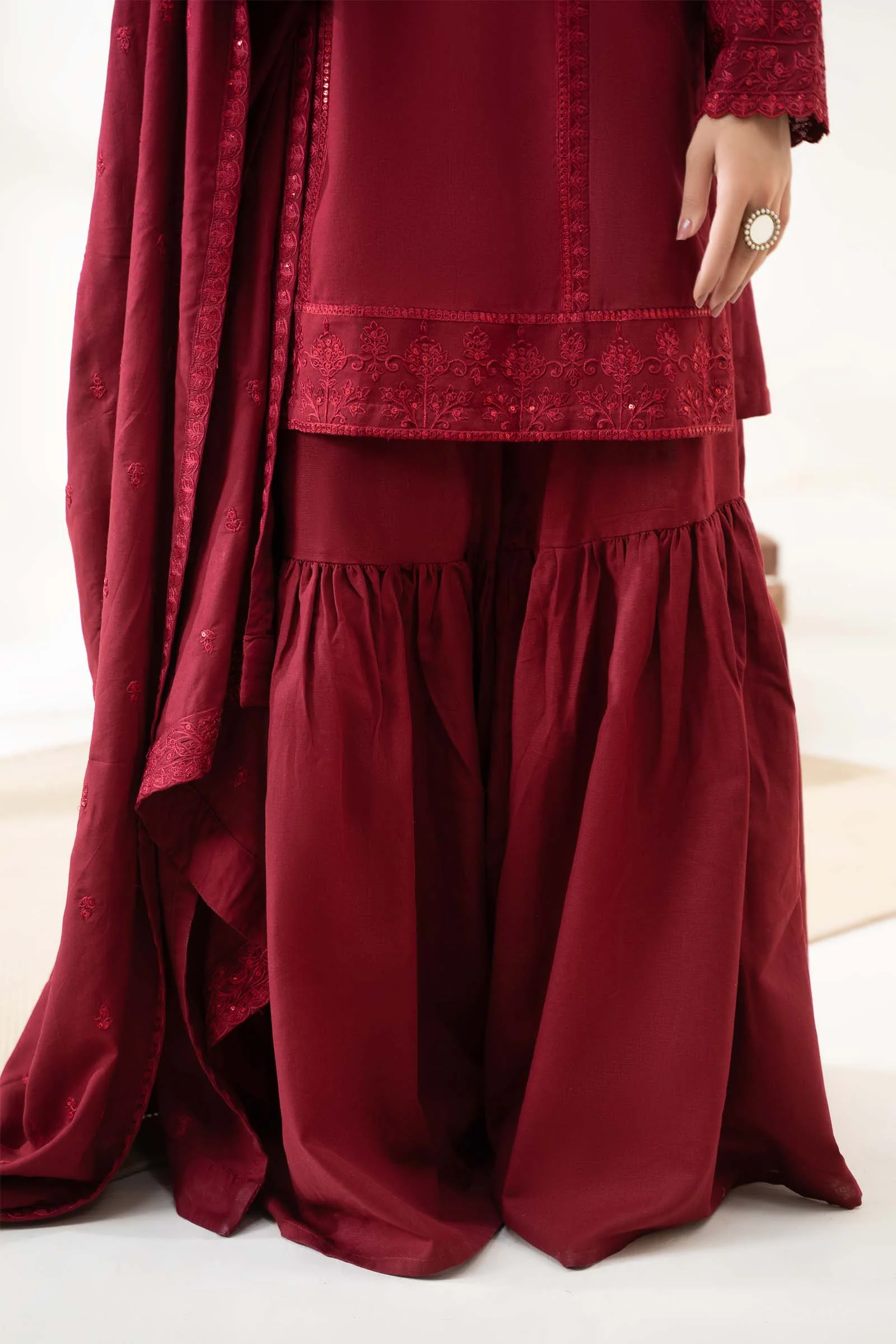 Suit Maroon DW-W23-04 - Image 7