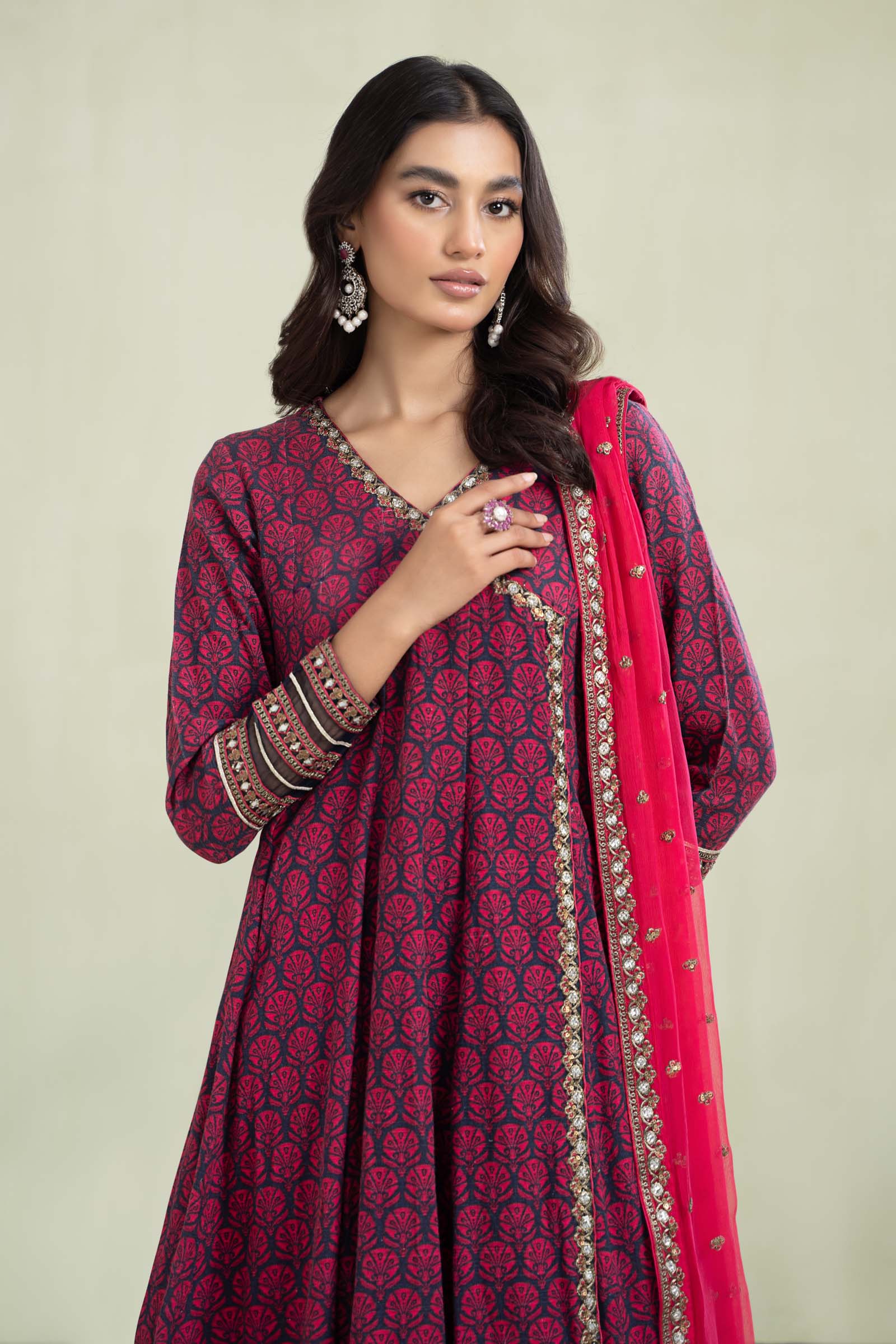 Suit Pink DW-W23-106 - Image 3