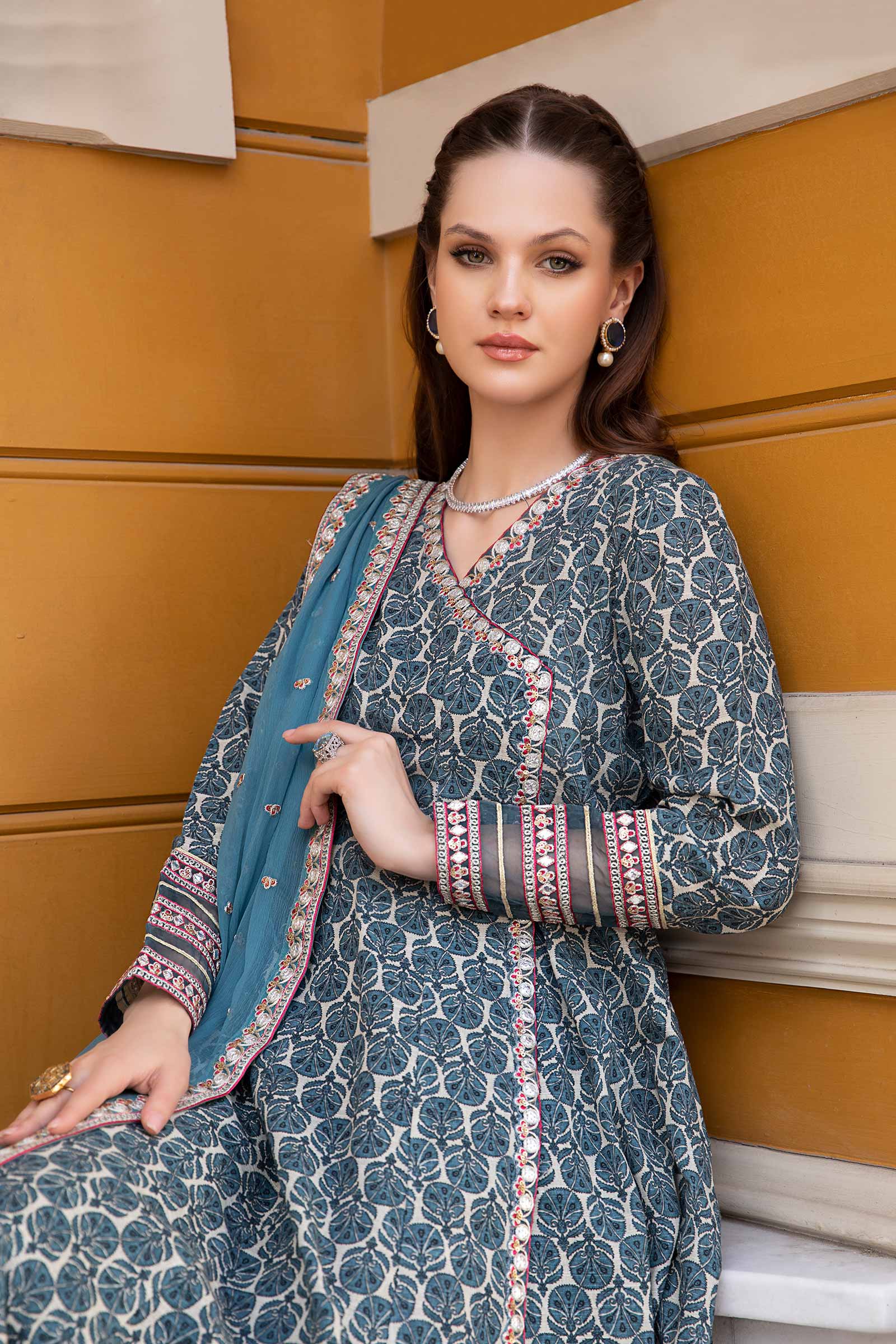 Suit Teal DW-W23-106 - Image 4