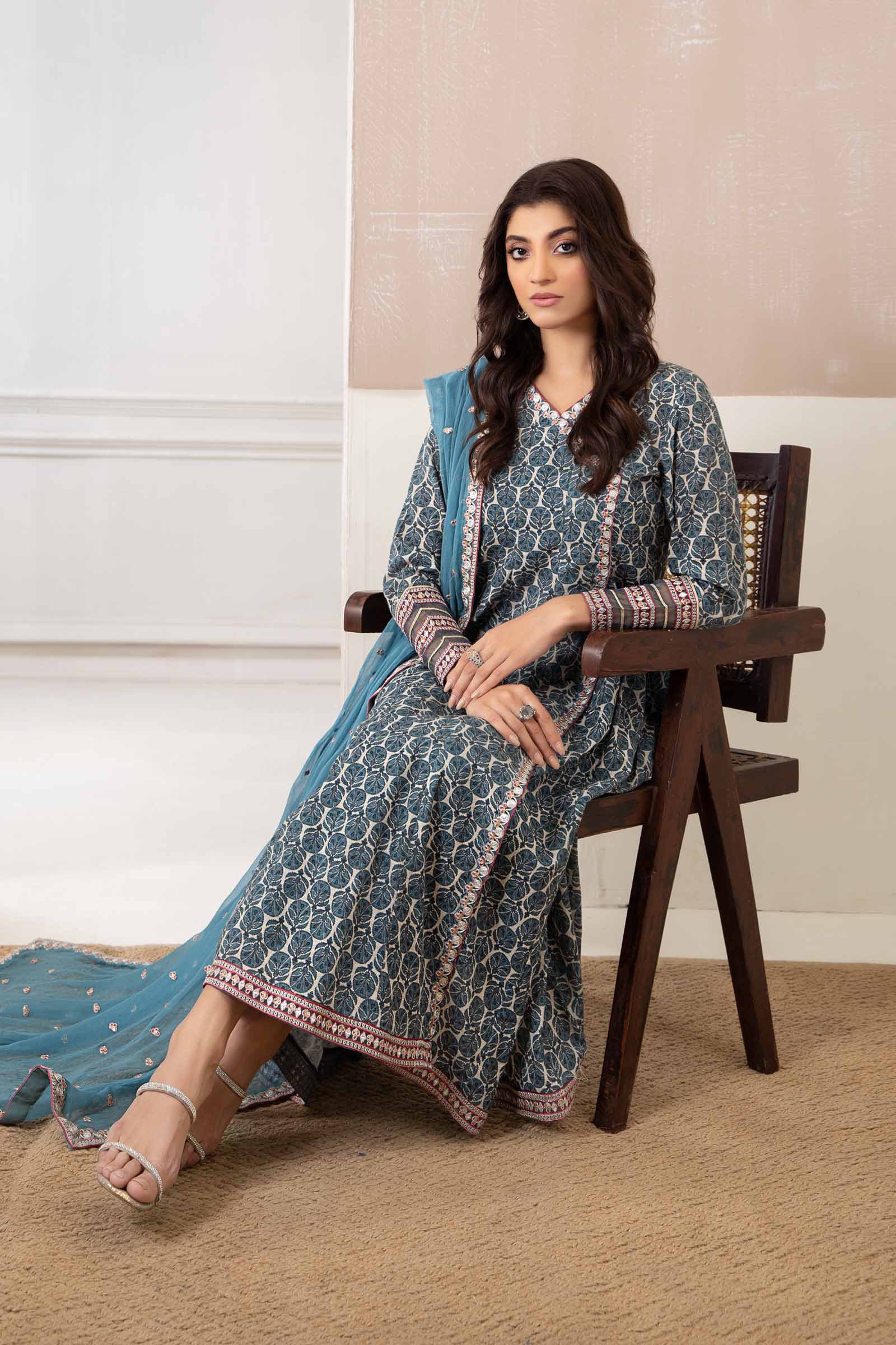 Suit Teal DW-W23-106 - Image 5