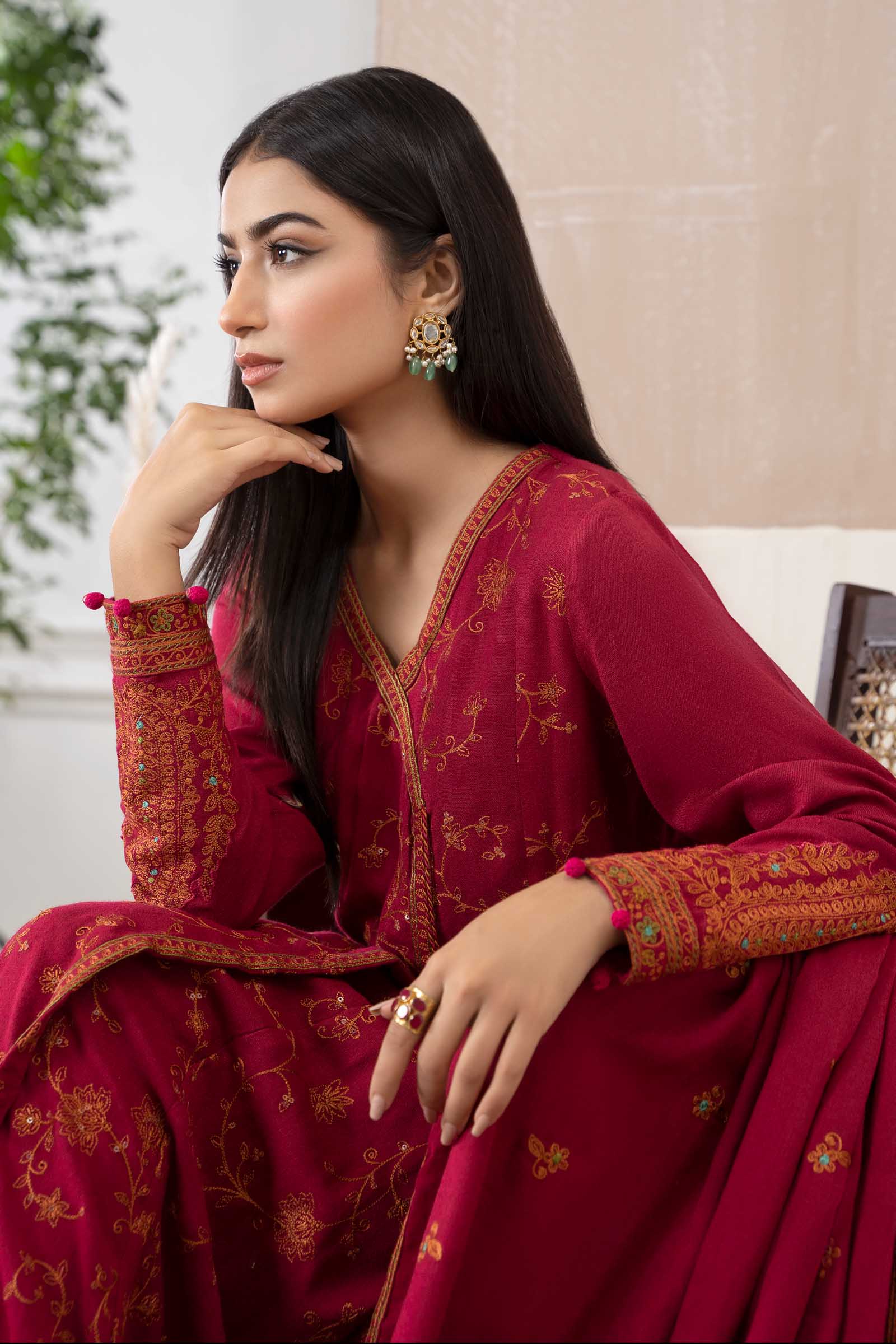 Suit Maroon DW-W23-21 - Image 2