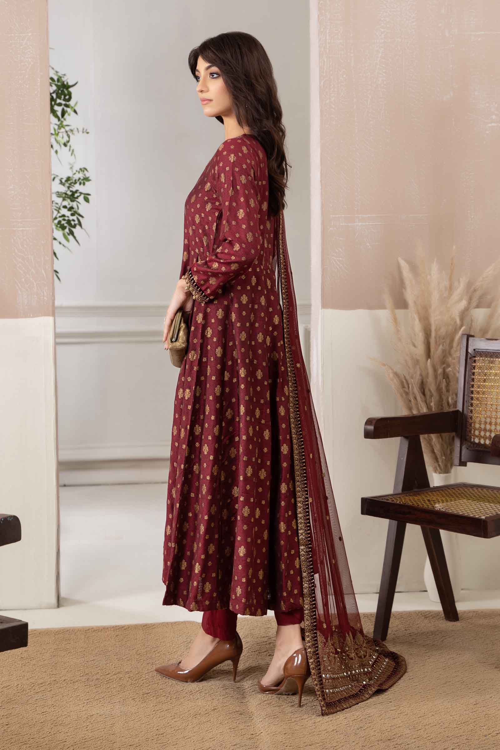 Suit Maroon DW-W23-37 - Image 5