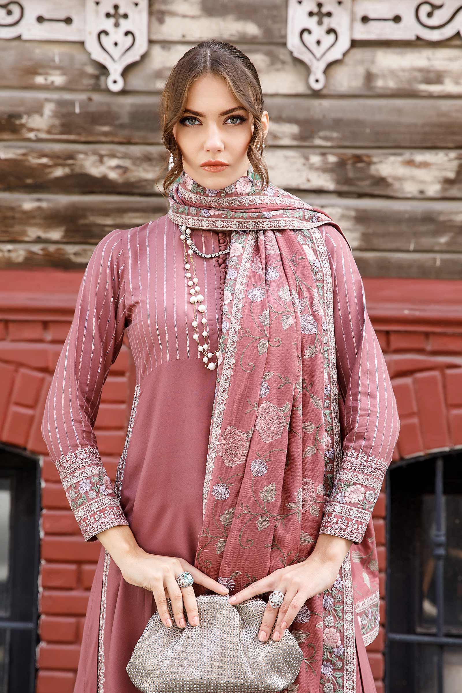 Suit Tea Pink DW-W23-74 - Image 2