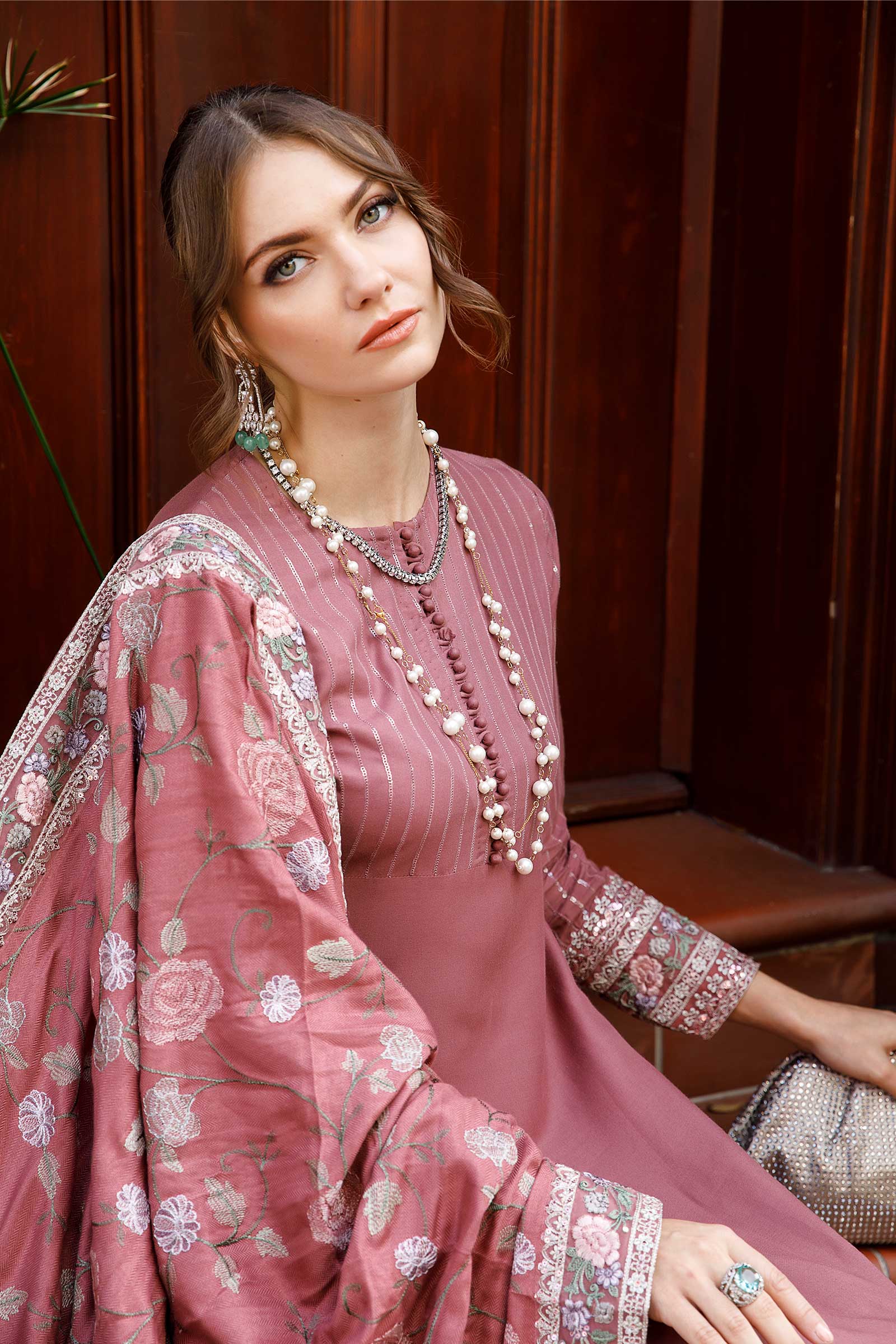 Suit Tea Pink DW-W23-74 - Image 3