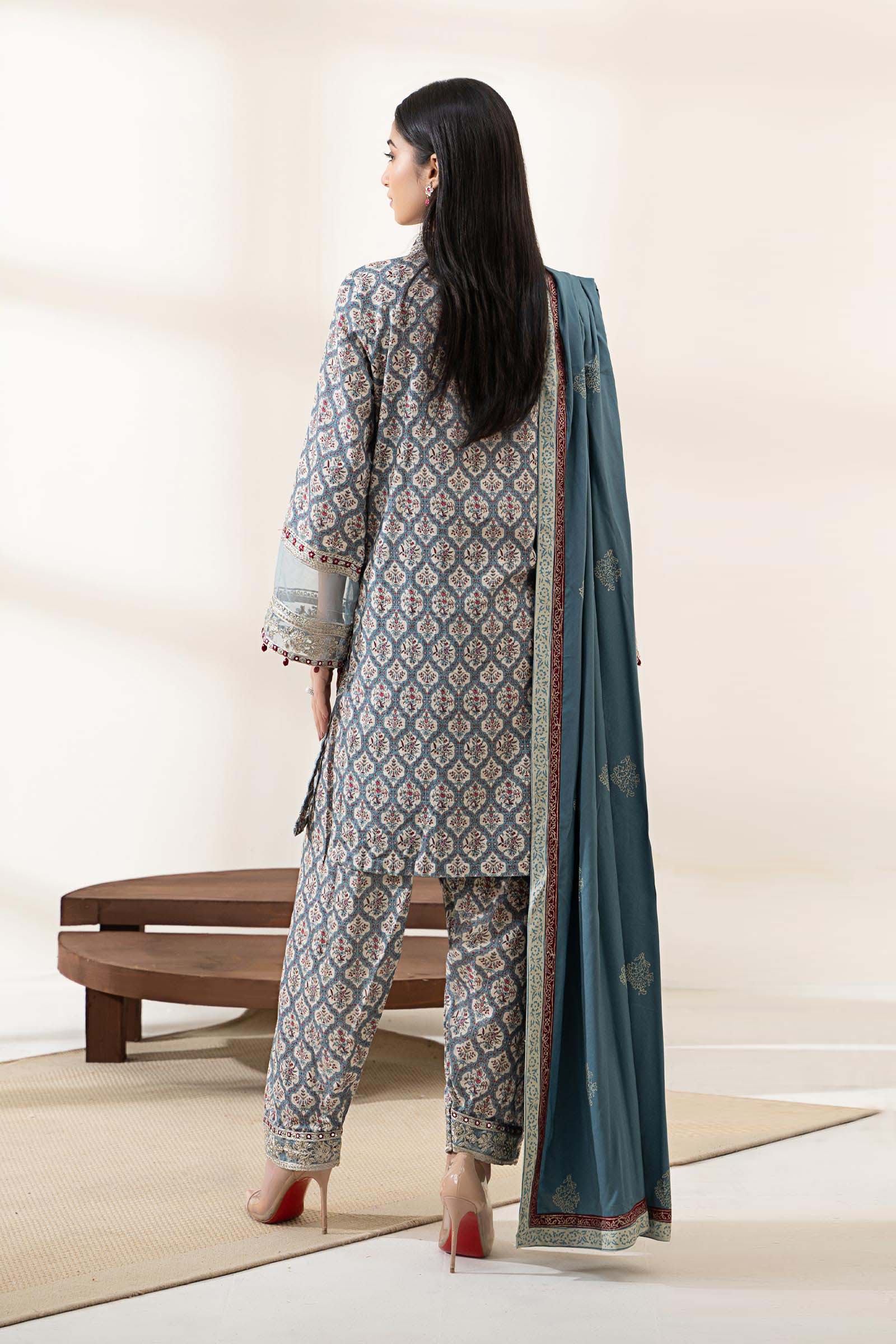Suit Off-White Printed DW-W23-92 - Image 8