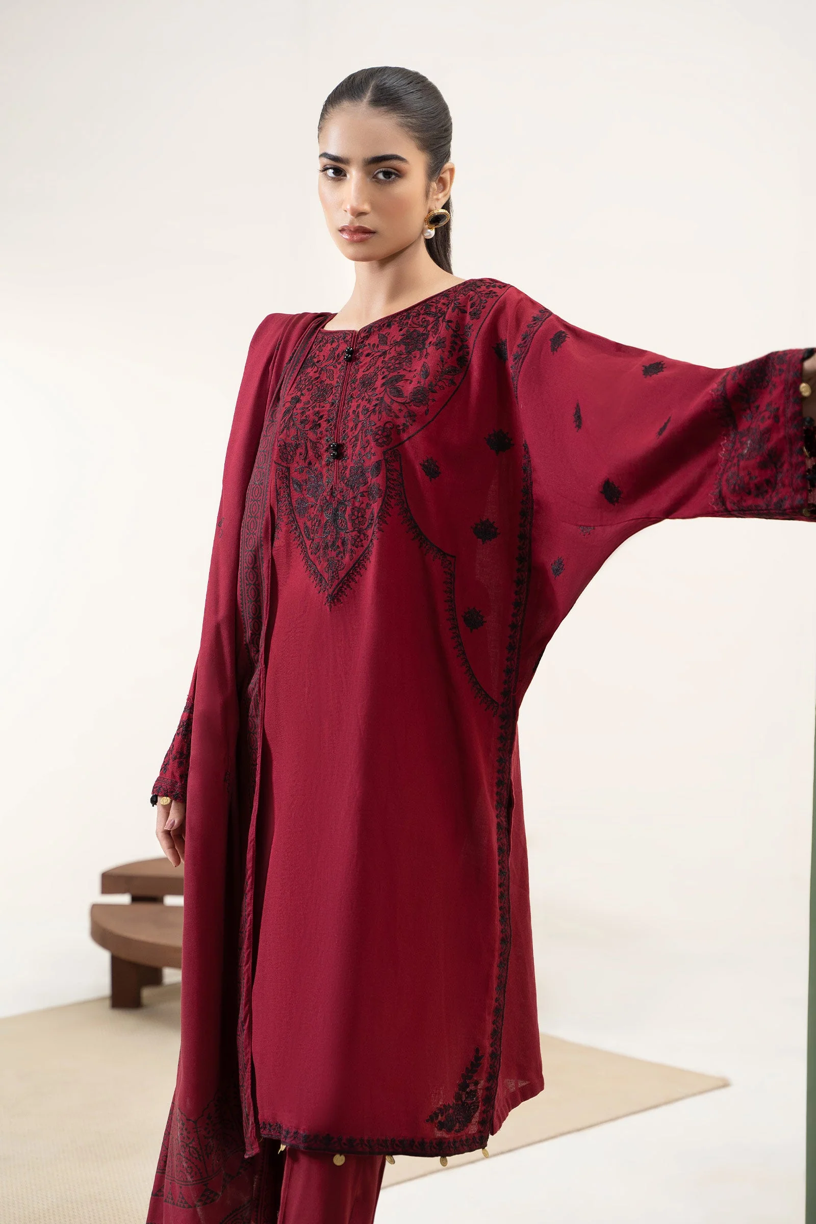 Suit Maroon DW-W23-94 - Image 2