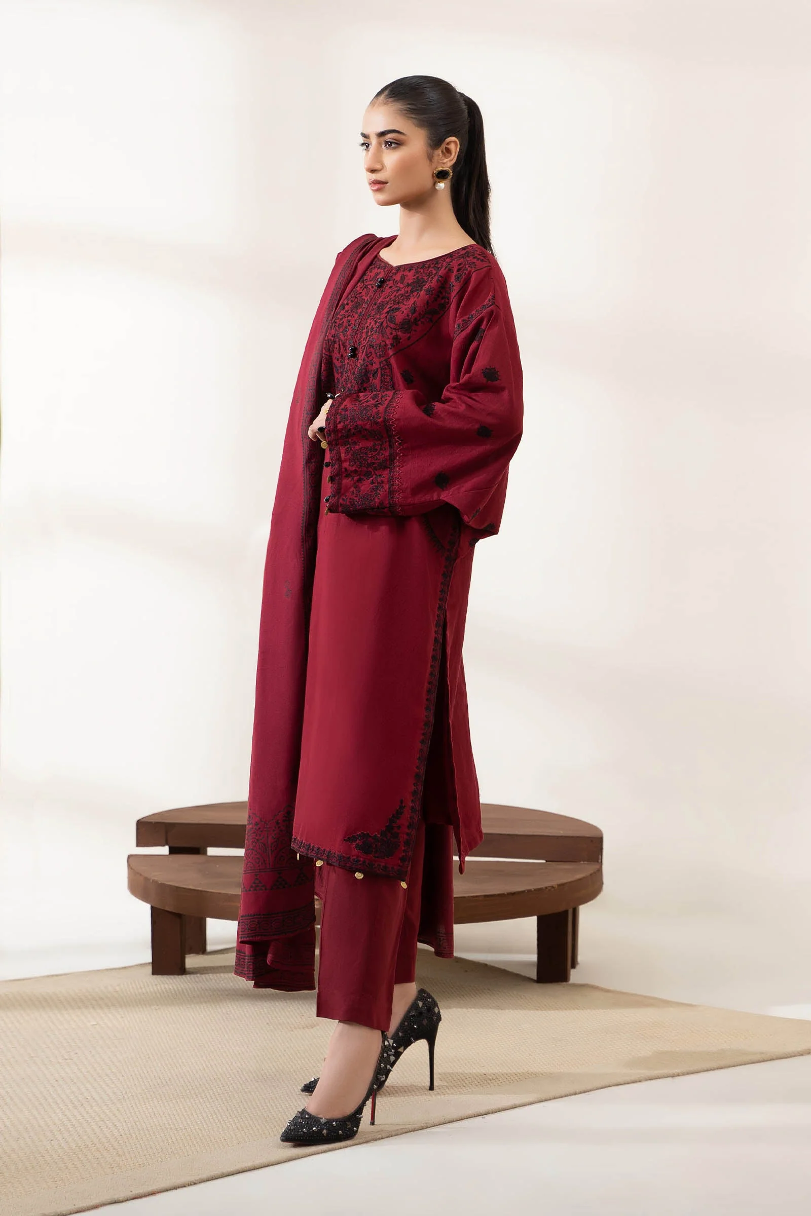 Suit Maroon DW-W23-94 - Image 5