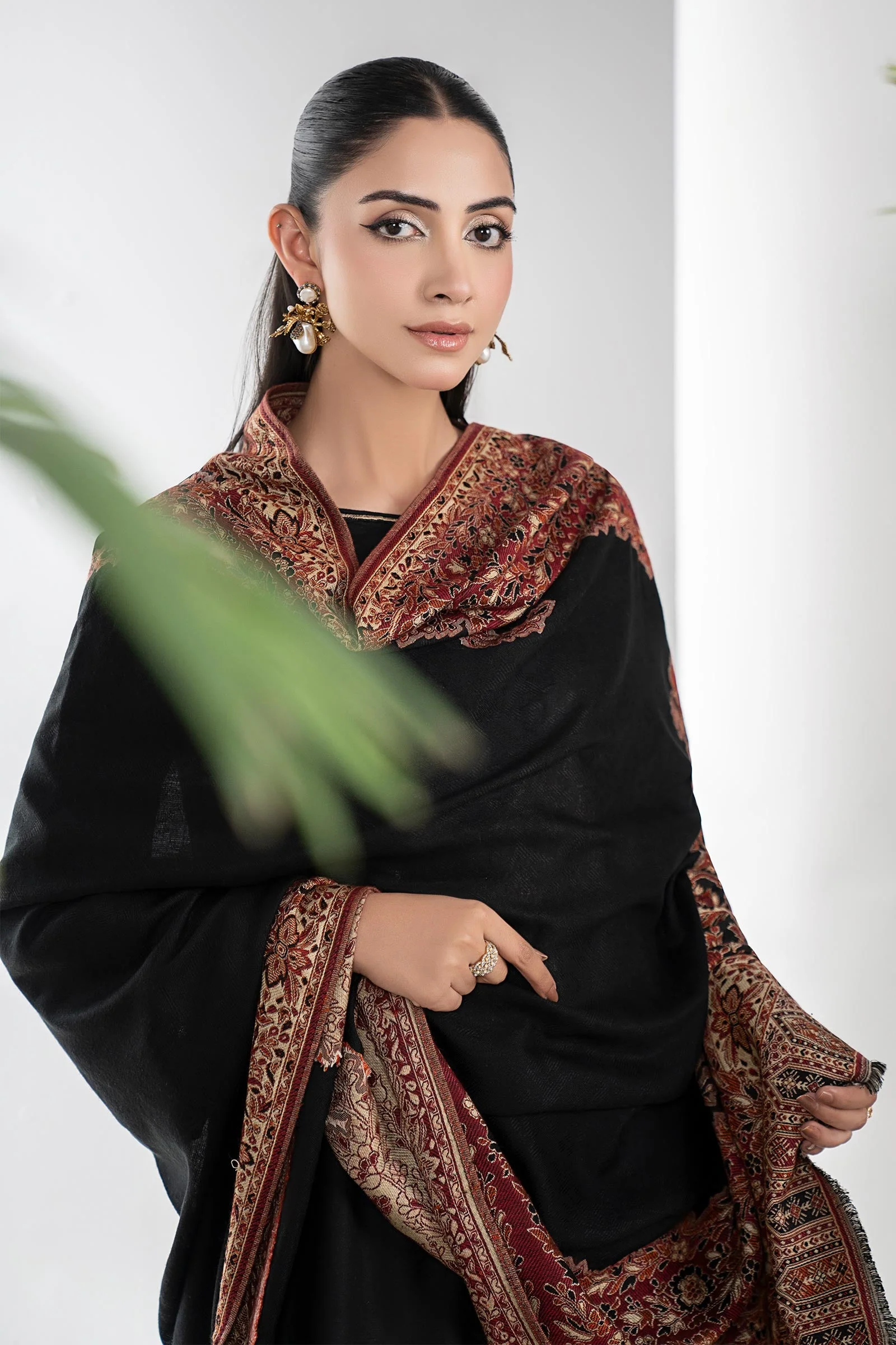 3 Piece Embroidered Marina Twill Suit - Image 3