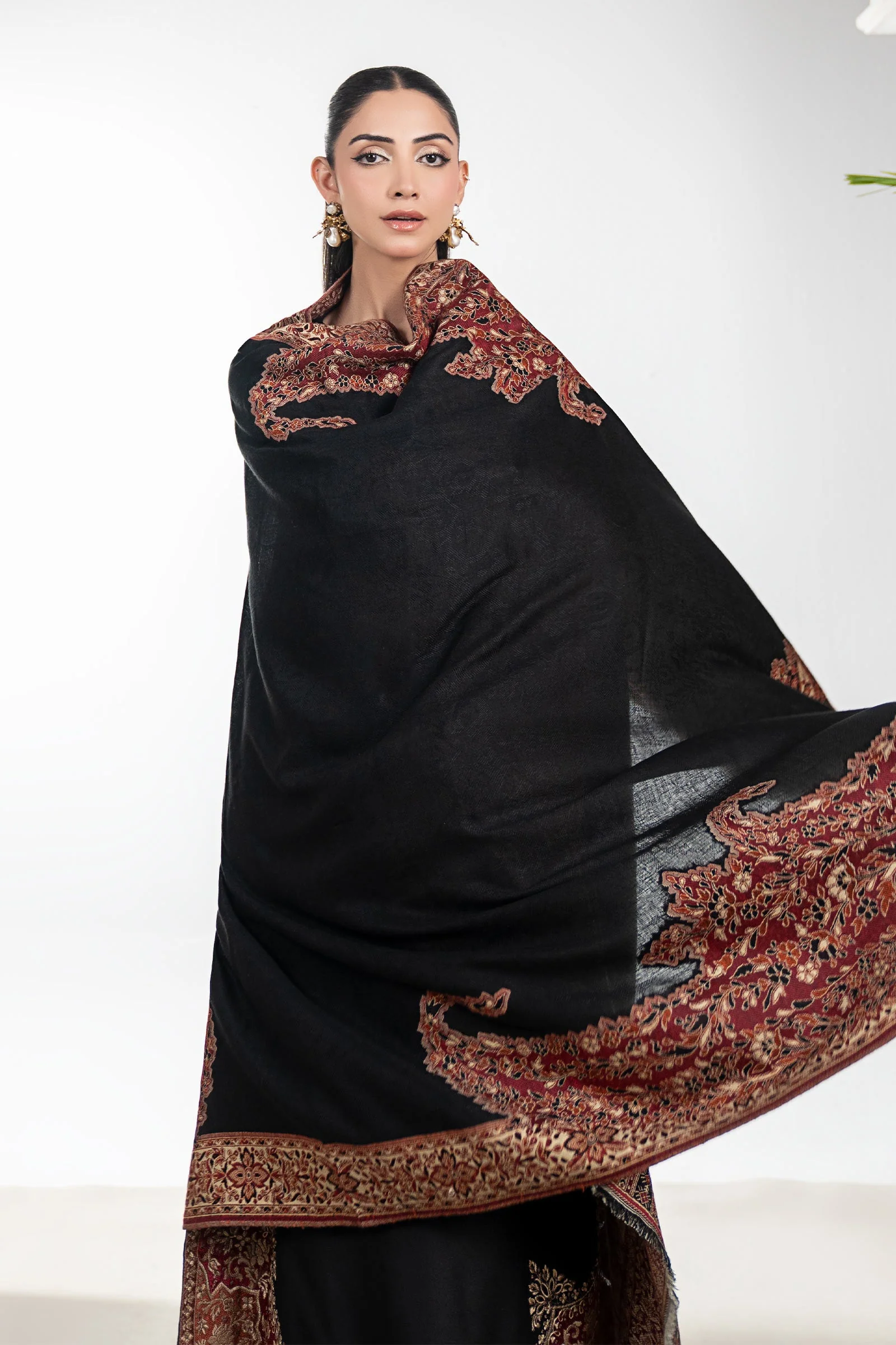 3 Piece Embroidered Marina Twill Suit - Image 5