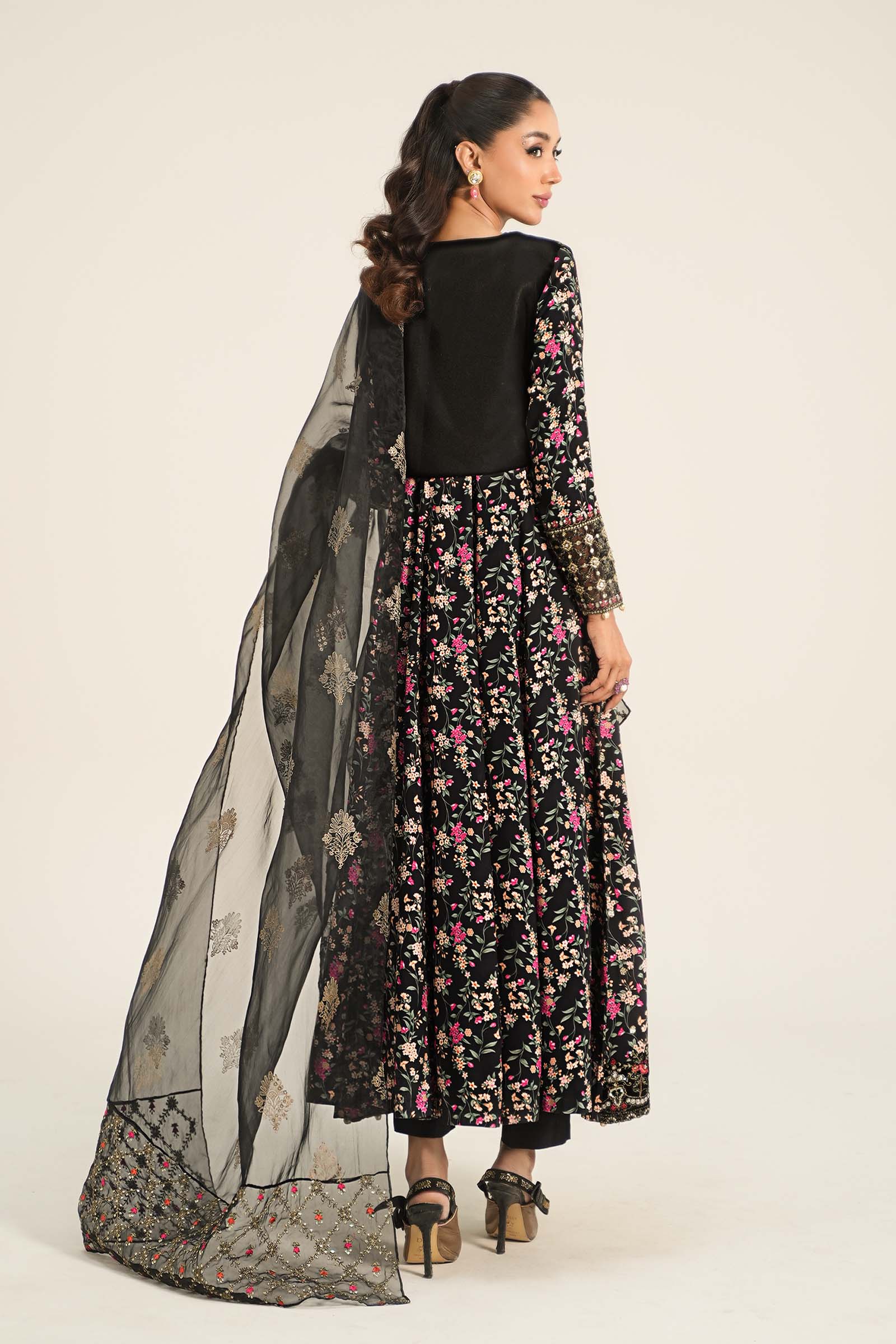 3 Piece Embroidered Linen Suit - Image 10