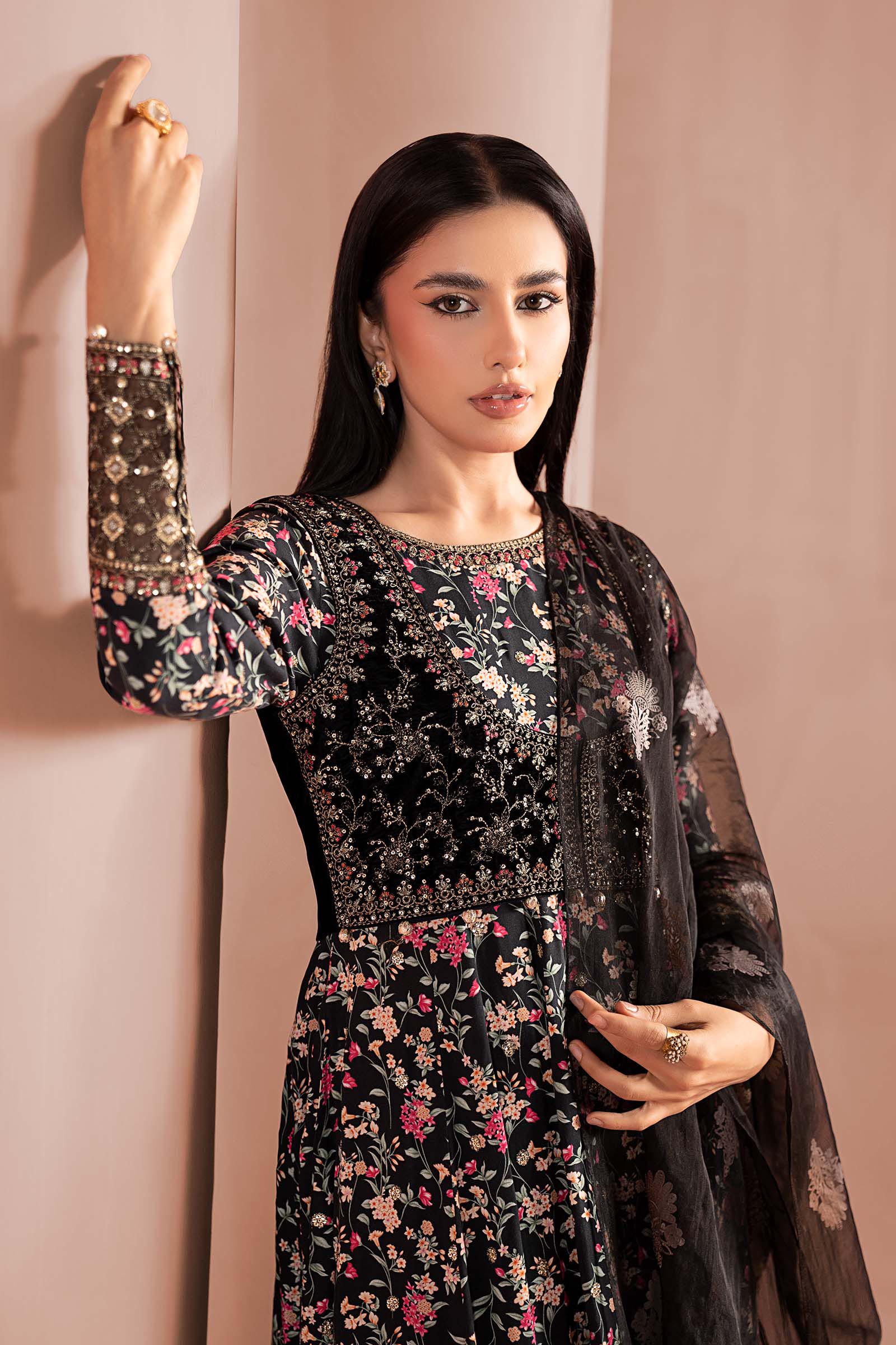 3 Piece Embroidered Linen Suit - Image 2