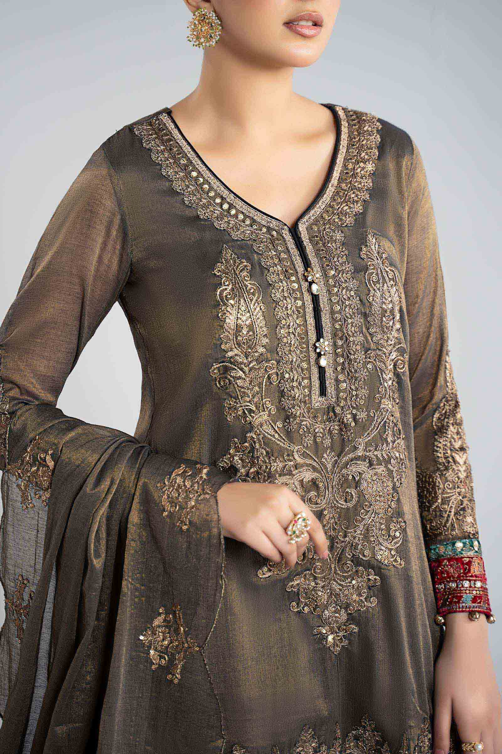 3 Piece Embroidered Masoori Suit - Image 5