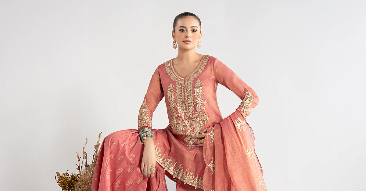3 Piece Embroidered Masoori Suit - Image 6