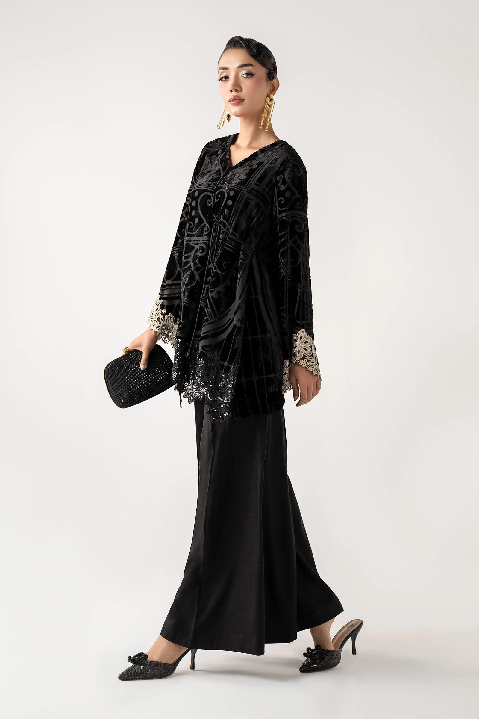 3 Piece Embroidered Palachi Suit - Image 6