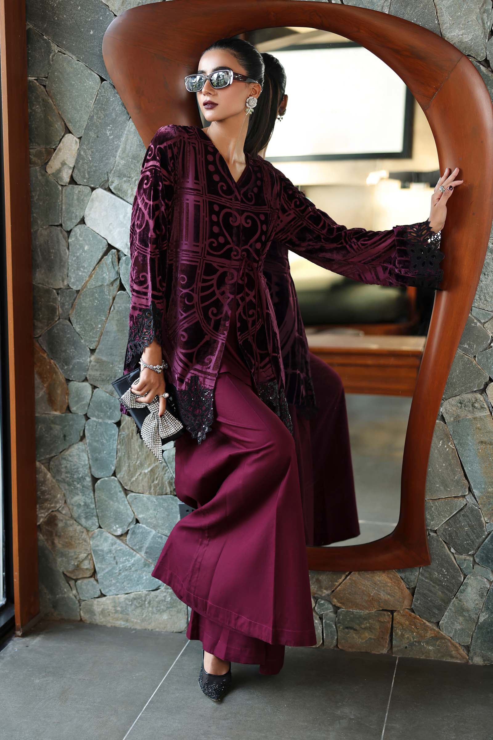 3 Piece Embroidered Palachi Suit - Image 6