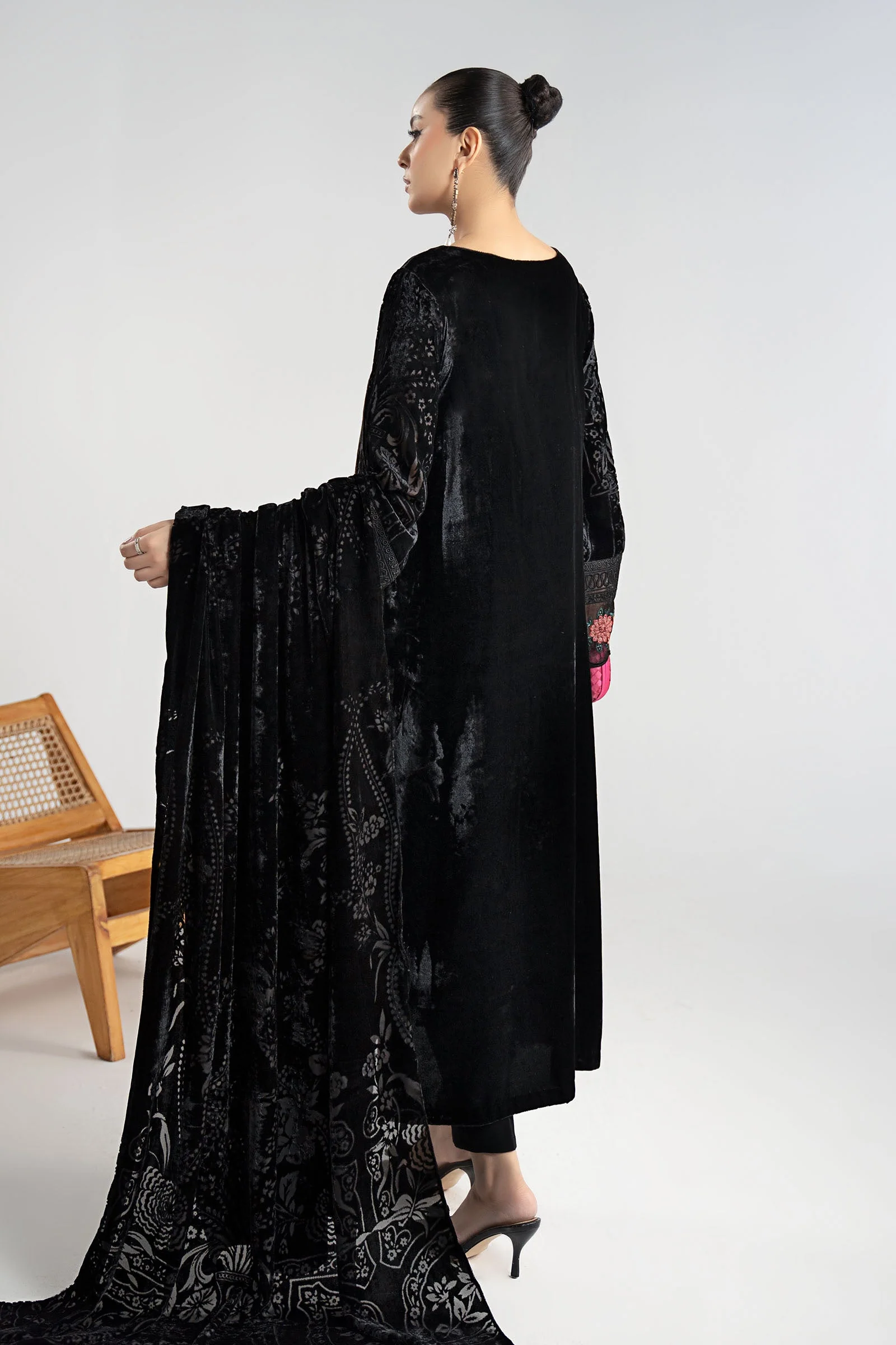 3 Piece Embroidered Palachi Suit - Image 10