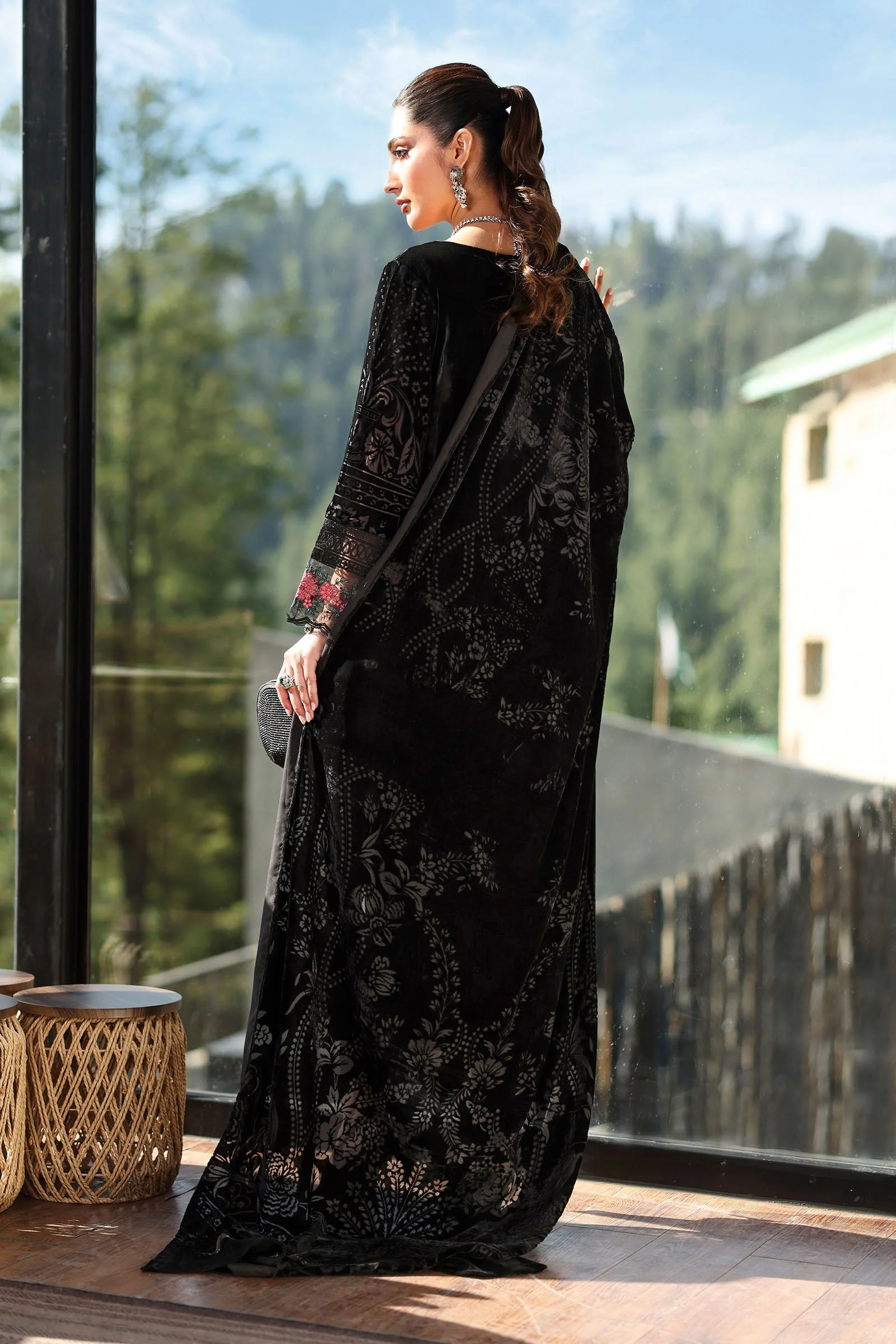 3 Piece Embroidered Palachi Suit - Image 5