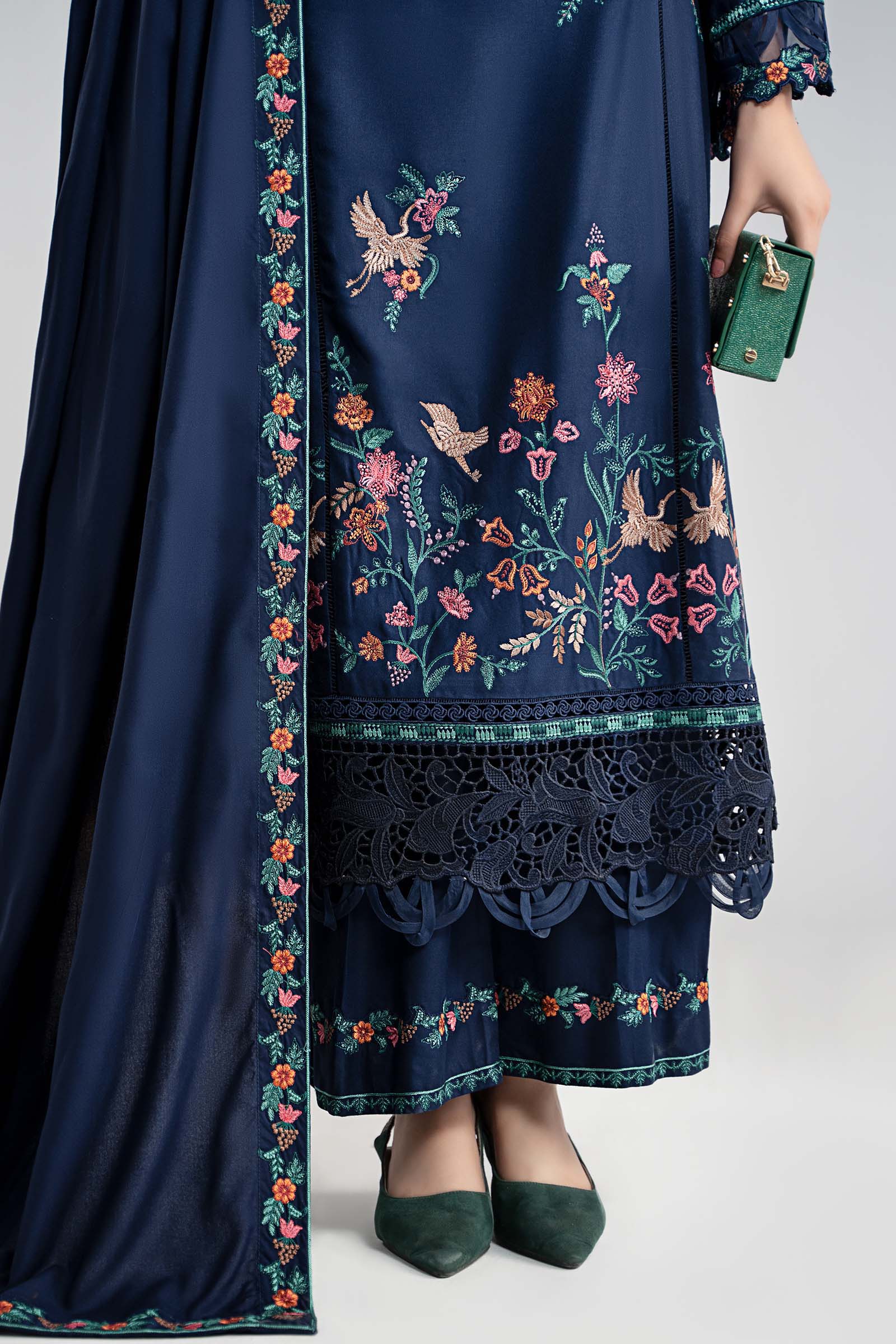 3 Piece Embroidered Marina Suit - Image 5